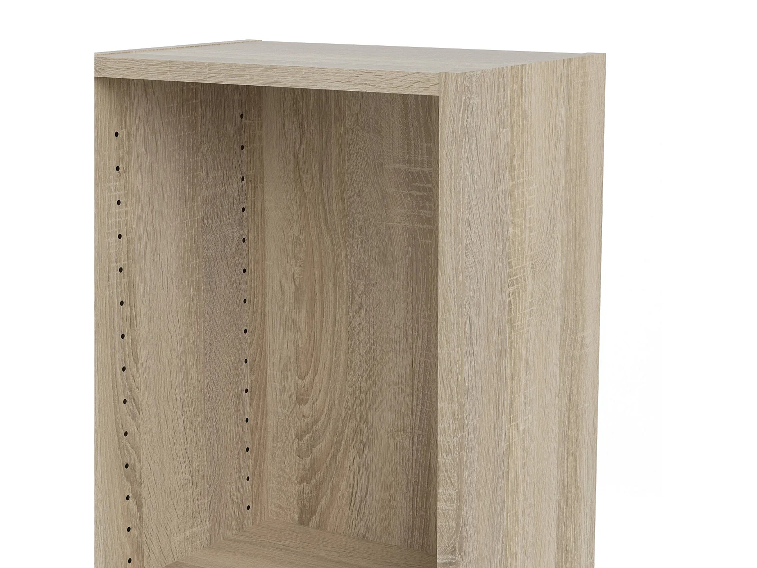 Drugan boekenkast, Kantoorplank, Boekenkast, Bibliotheek, 41x27 h203 cm, Eiken