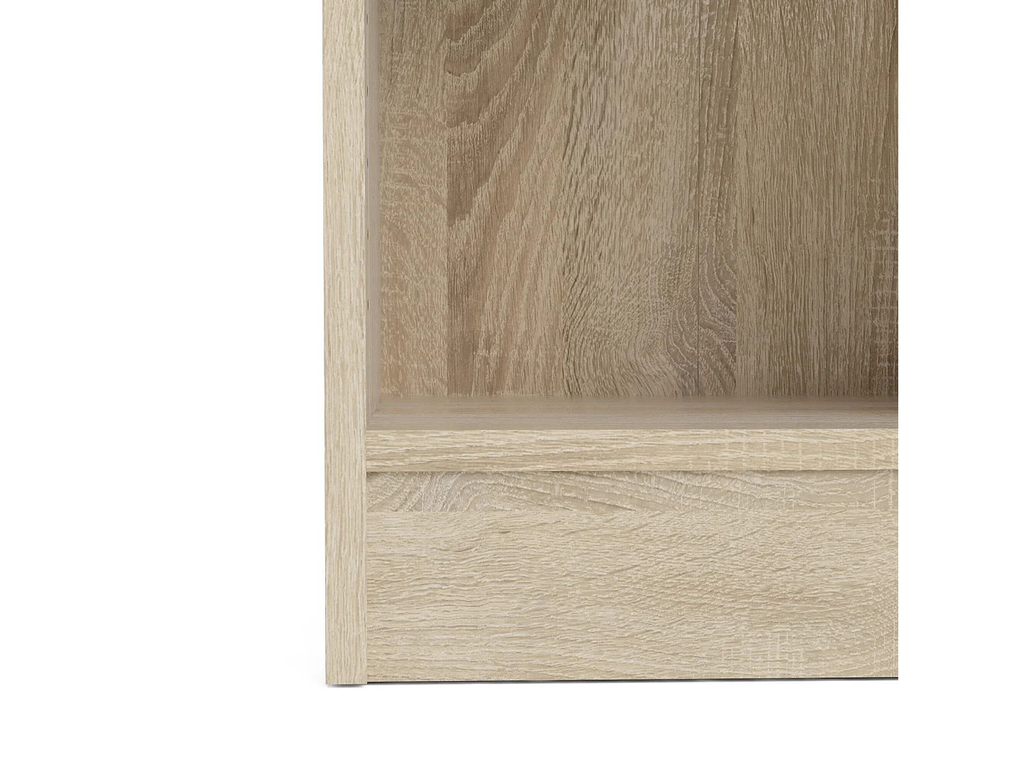 Drugan boekenkast, Kantoorplank, Boekenkast, Bibliotheek, 41x27 h203 cm, Eiken