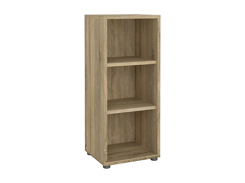 Dterzi boekenkast, Kantoorplank, Boekenkast, Bibliotheek, 47x40 h113 cm, Eiken