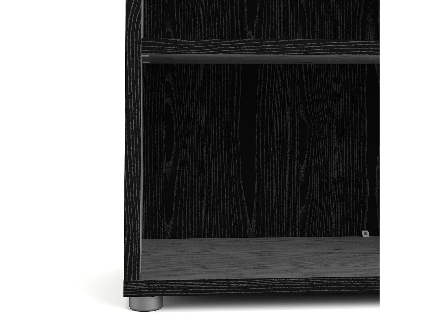 Dterlizz boekenkast, Kantoorplank, Boekenkast, Bibliotheek, 89x40 h113 cm, Zwart