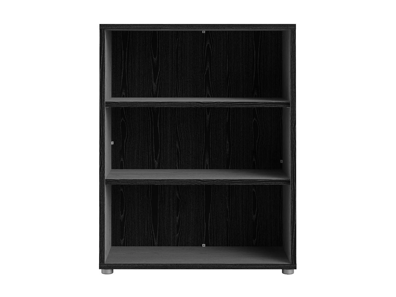 Bücherregal Dterlizz, Büroregal, Mobiler Buchhalter, Bücherbrett, 89x40 h113 cm, Schwarz