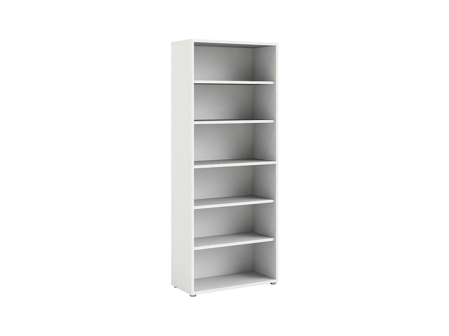 Dtenton boekenkast, Kantoorplank, Boekenkast, Bibliotheek, 89x40 h222 cm, Wit