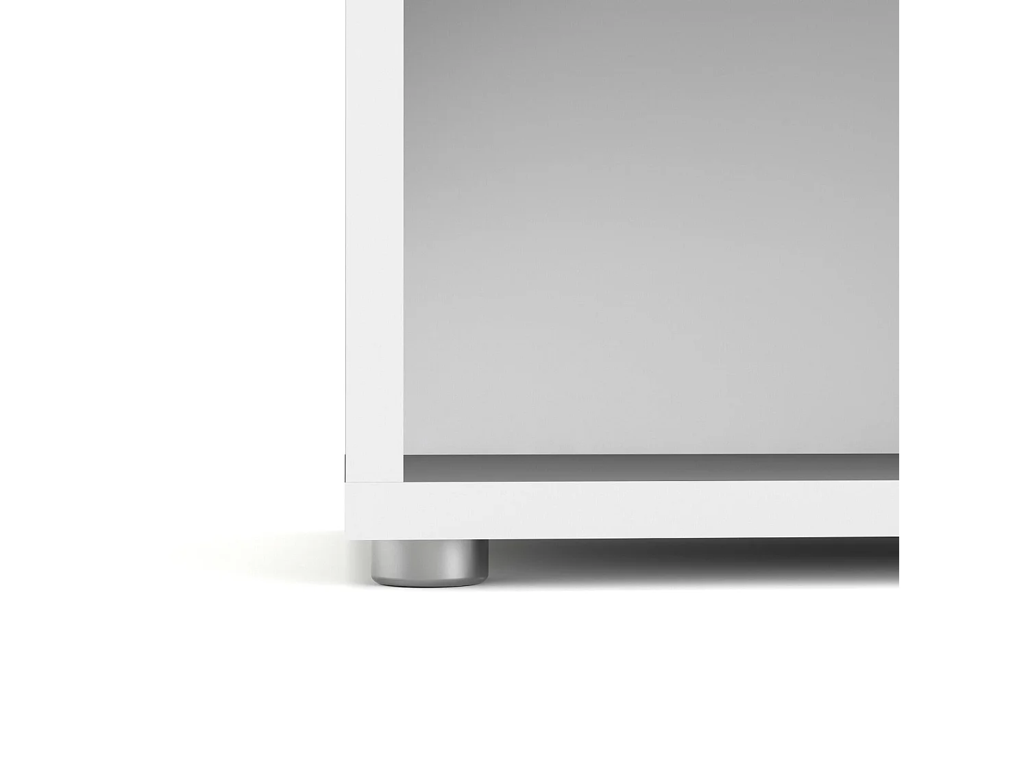 Bücherregal Dtenton, Büroregal, Mobiler Buchhalter, Bücherbrett, 89x40 h222 cm, WeiÃŸ