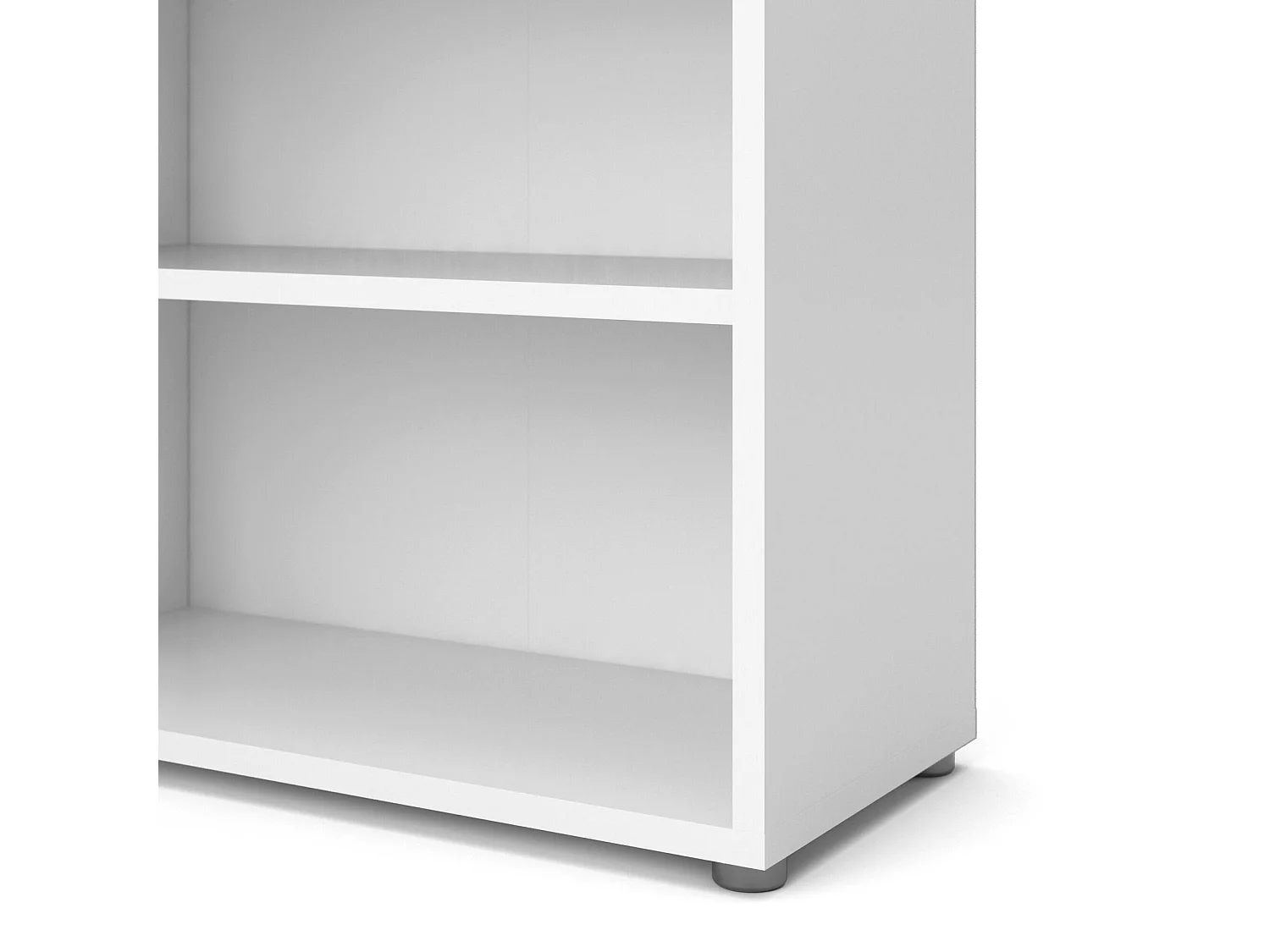 Dtenton boekenkast, Kantoorplank, Boekenkast, Bibliotheek, 89x40 h222 cm, Wit