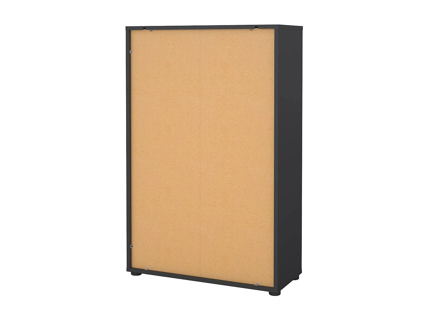 Estante Dsori, estante de escritório, estante, biblioteca, 80x34 h124 cm, cinzento