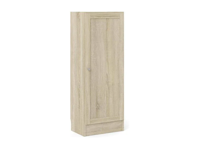 Bücherregal Dsod, Büroregal, Mobiler Buchhalter, Bücherbrett, 41x28 h107 cm, Eiche