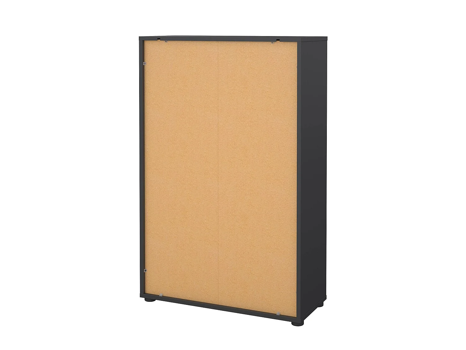Dtass boekenkast, Kantoorplank, Boekenkast, Bibliotheek, 80x34 h124 cm, Eiken en Grijs