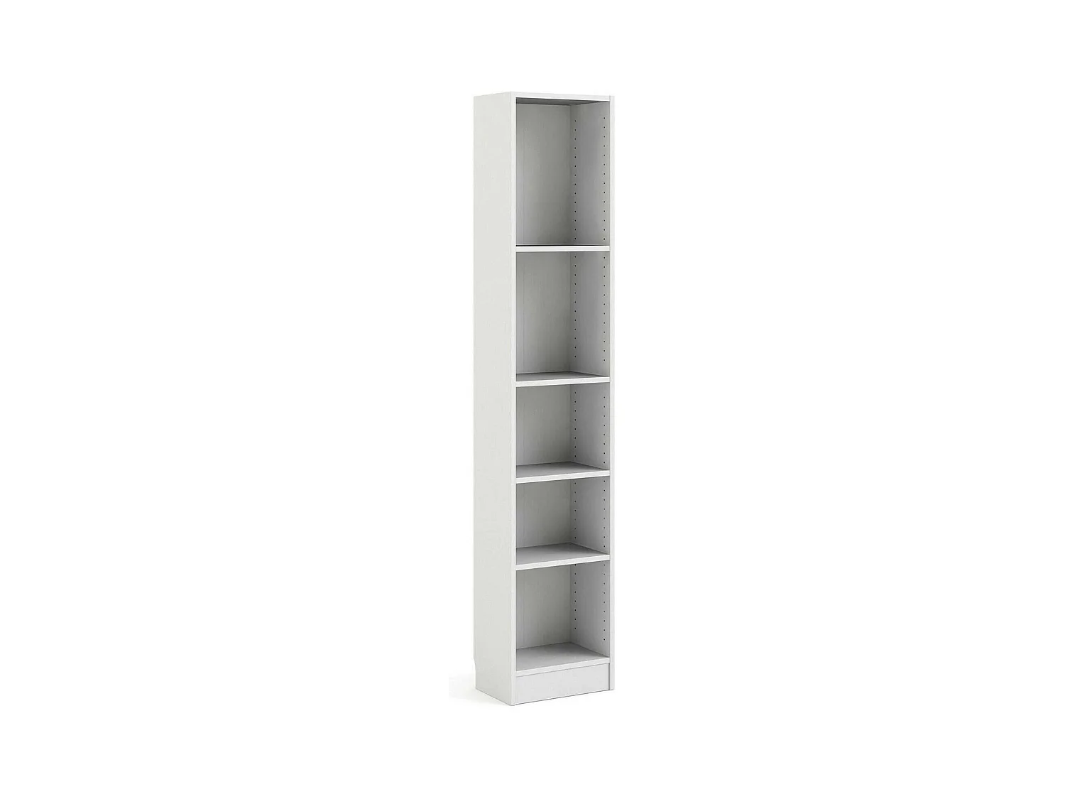 Drugan boekenkast, Kantoorplank, Boekenkast, Bibliotheek, 41x27 h203 cm, Wit