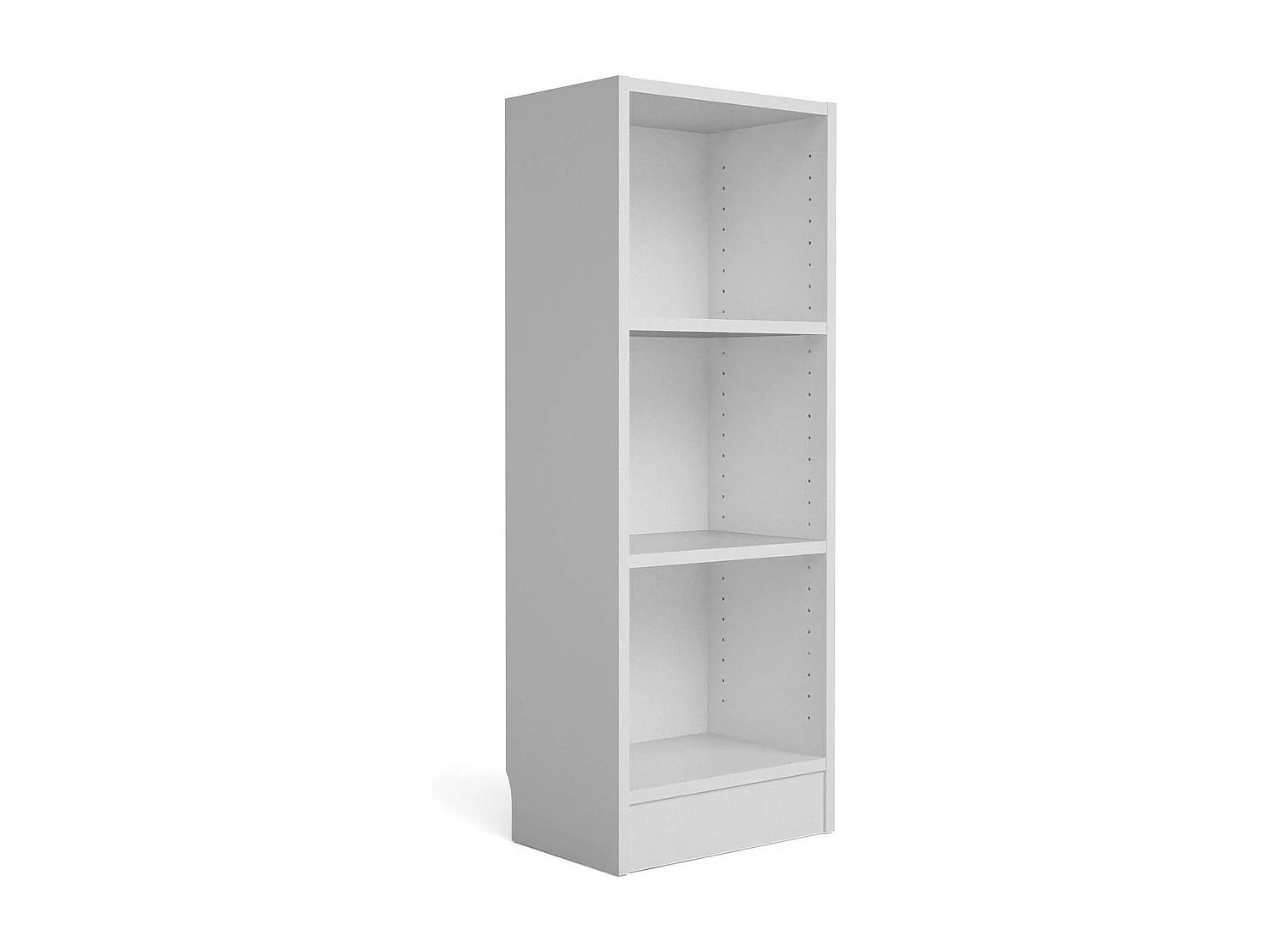 Bücherregal Dsavoin, Büroregal, Mobiler Buchhalter, Bücherbrett, 41x27 h107 cm, WeiÃŸ