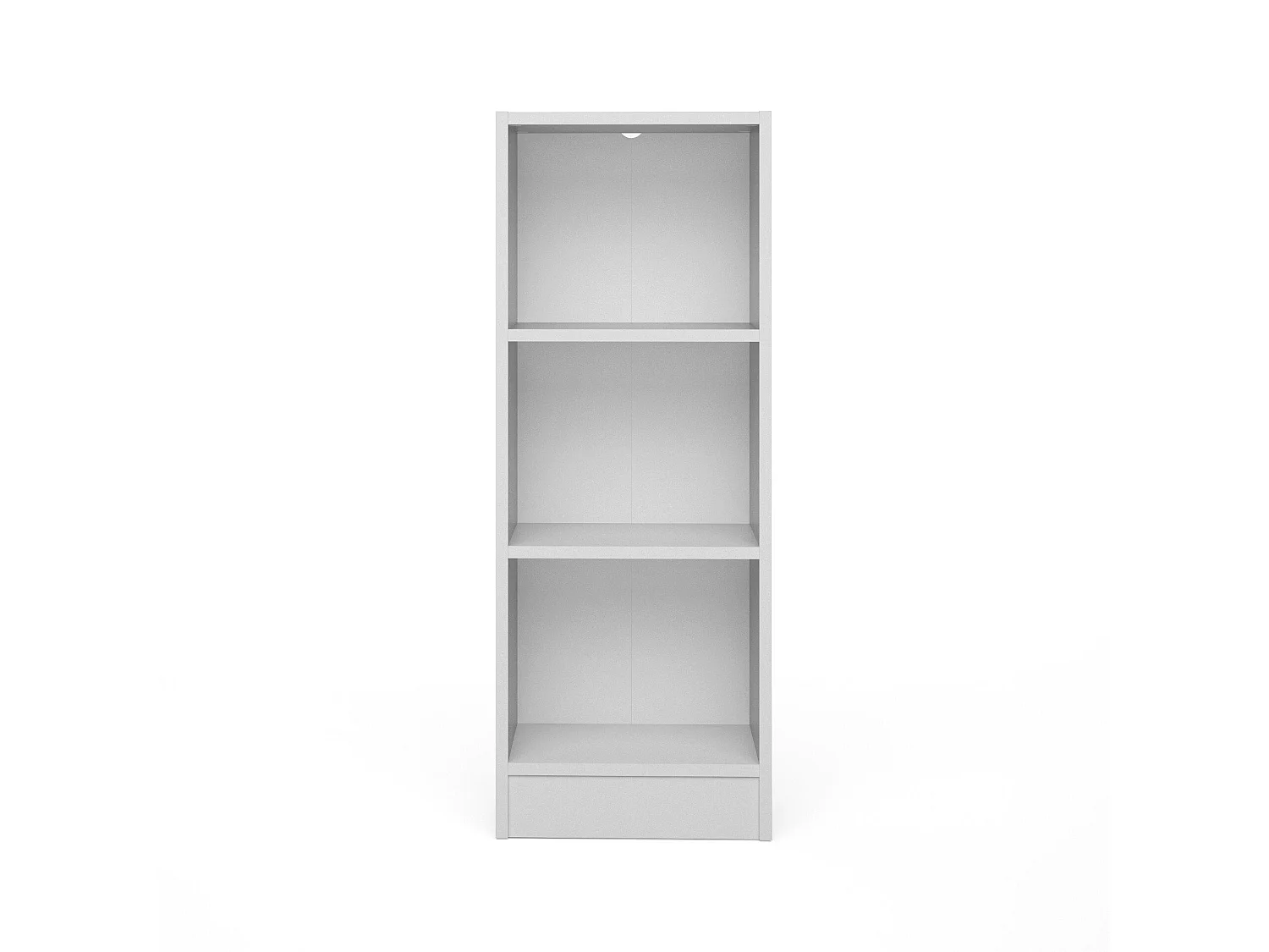 Bücherregal Dsavoin, Büroregal, Mobiler Buchhalter, Bücherbrett, 41x27 h107 cm, WeiÃŸ