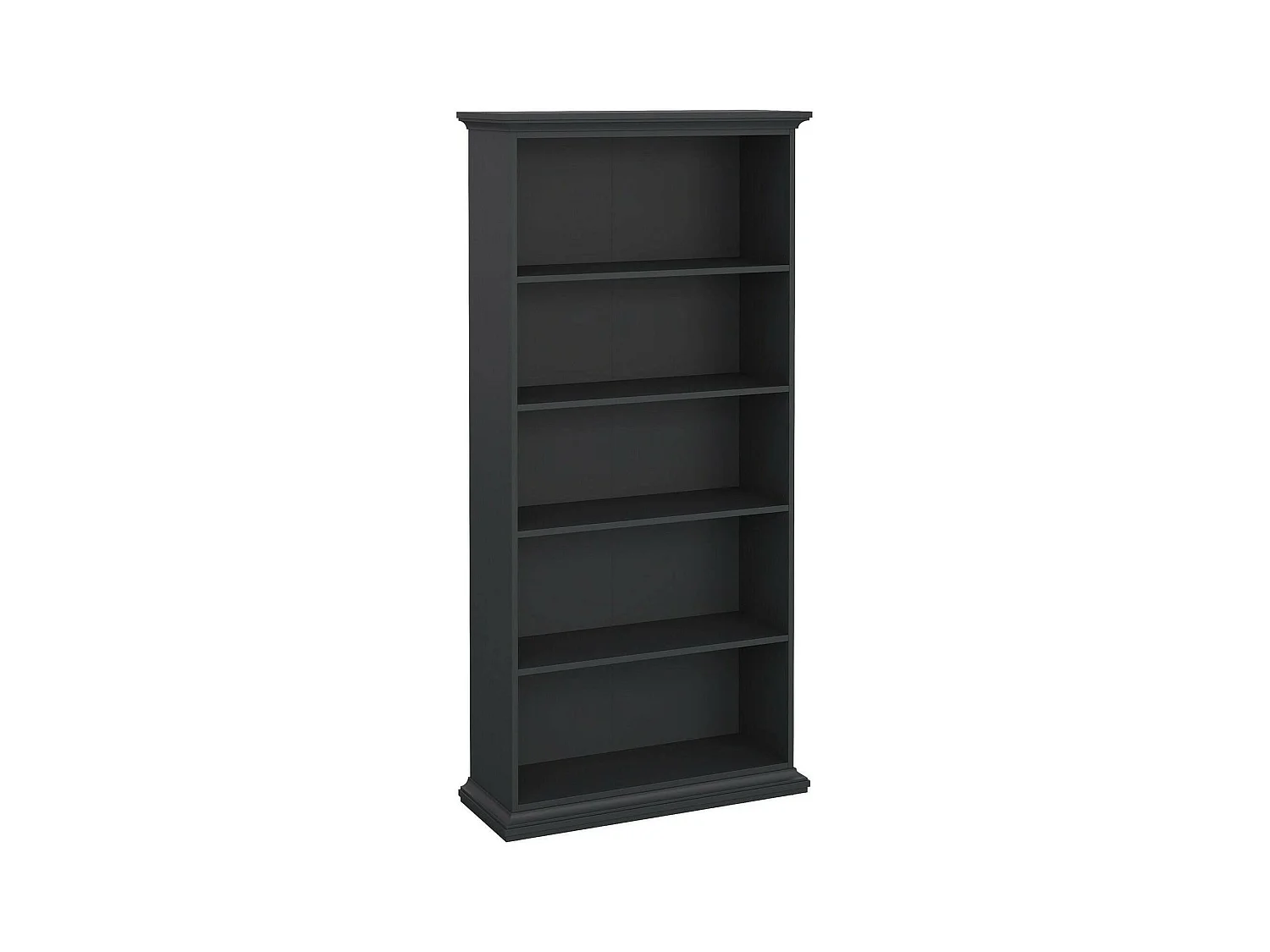 Bibliothèque Dtaran, Etagère de bureau, Porte-livre mobile, Librairie, 96x37 h201 cm, Gris
