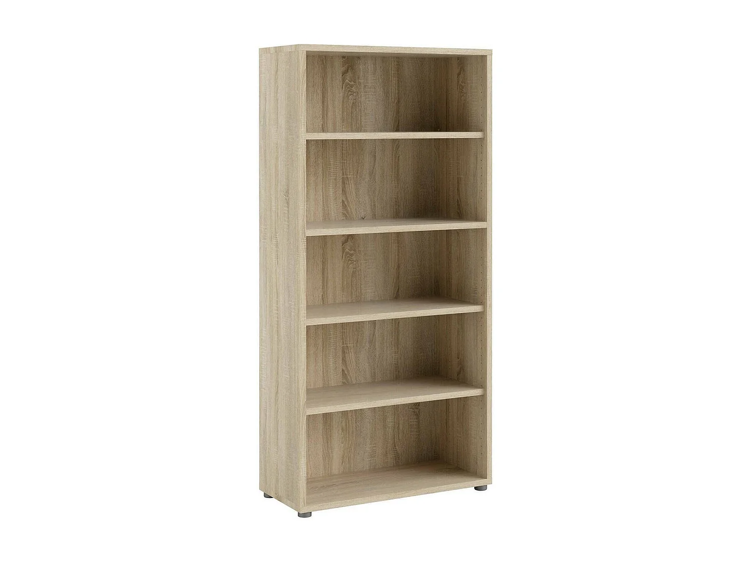 Dmora - Libreria Apice, 89x40 h186 cm, Quercia