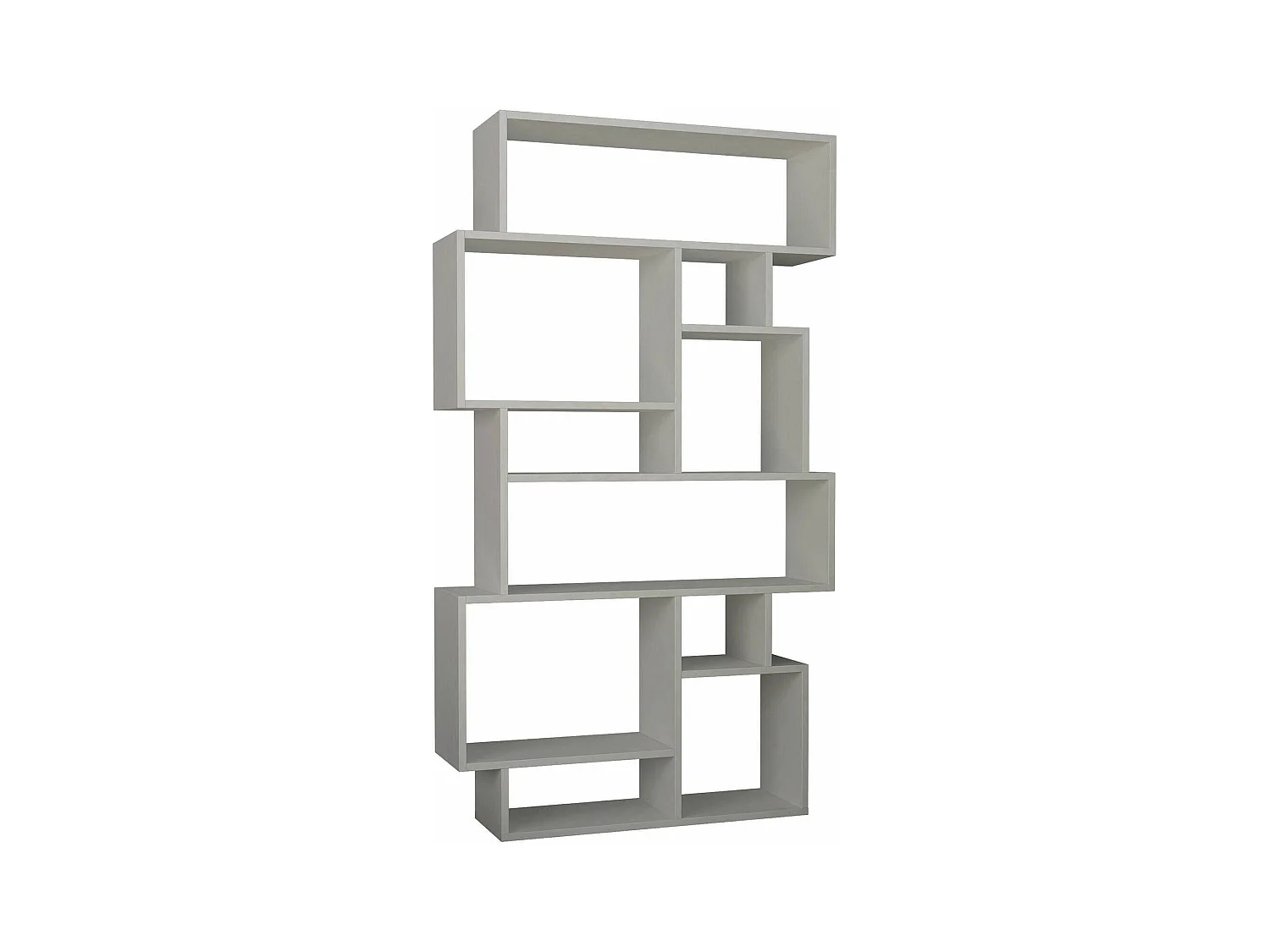Bibliothèque Dlykogianni, Etagère de bureau, Porte-livre mobile, Librairie, 96x26 h169 cm, Blanc