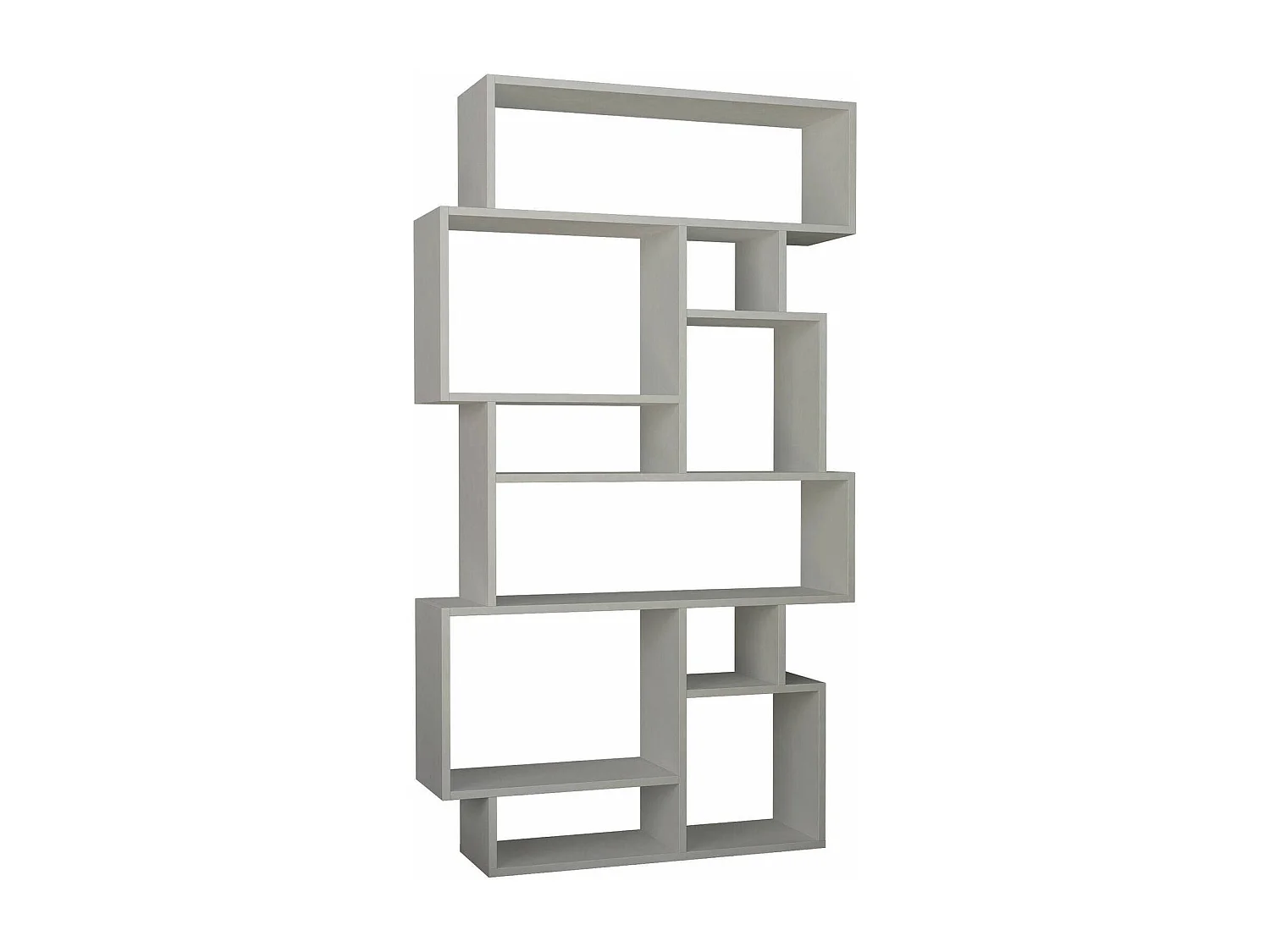 Bibliothèque Dlykogianni, Etagère de bureau, Porte-livre mobile, Librairie, 96x26 h169 cm, Blanc