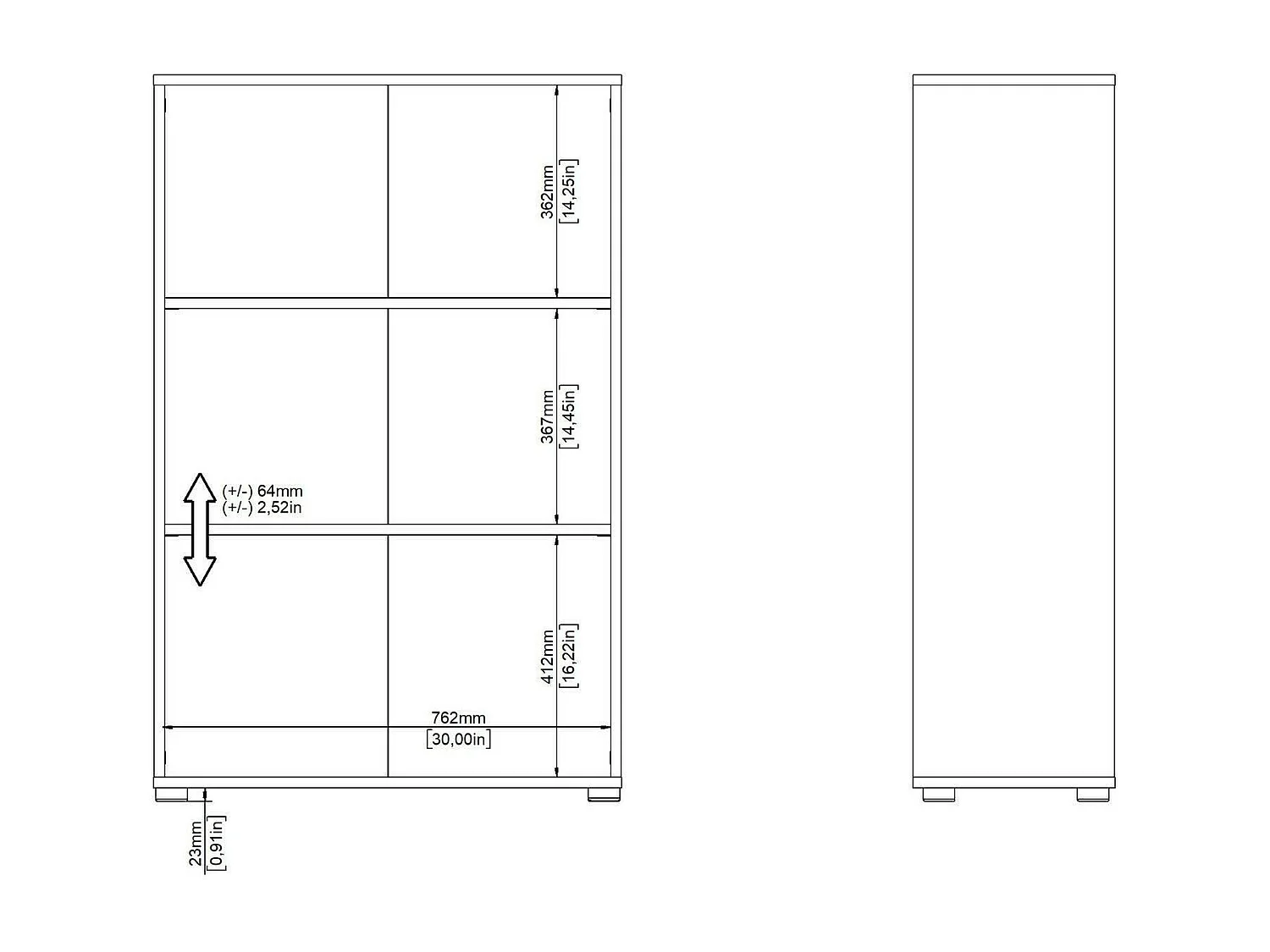 Bibliothèque Dsori, Etagère de bureau, Porte-livre mobile, Librairie, 80x34 h124 cm, Chêne clair