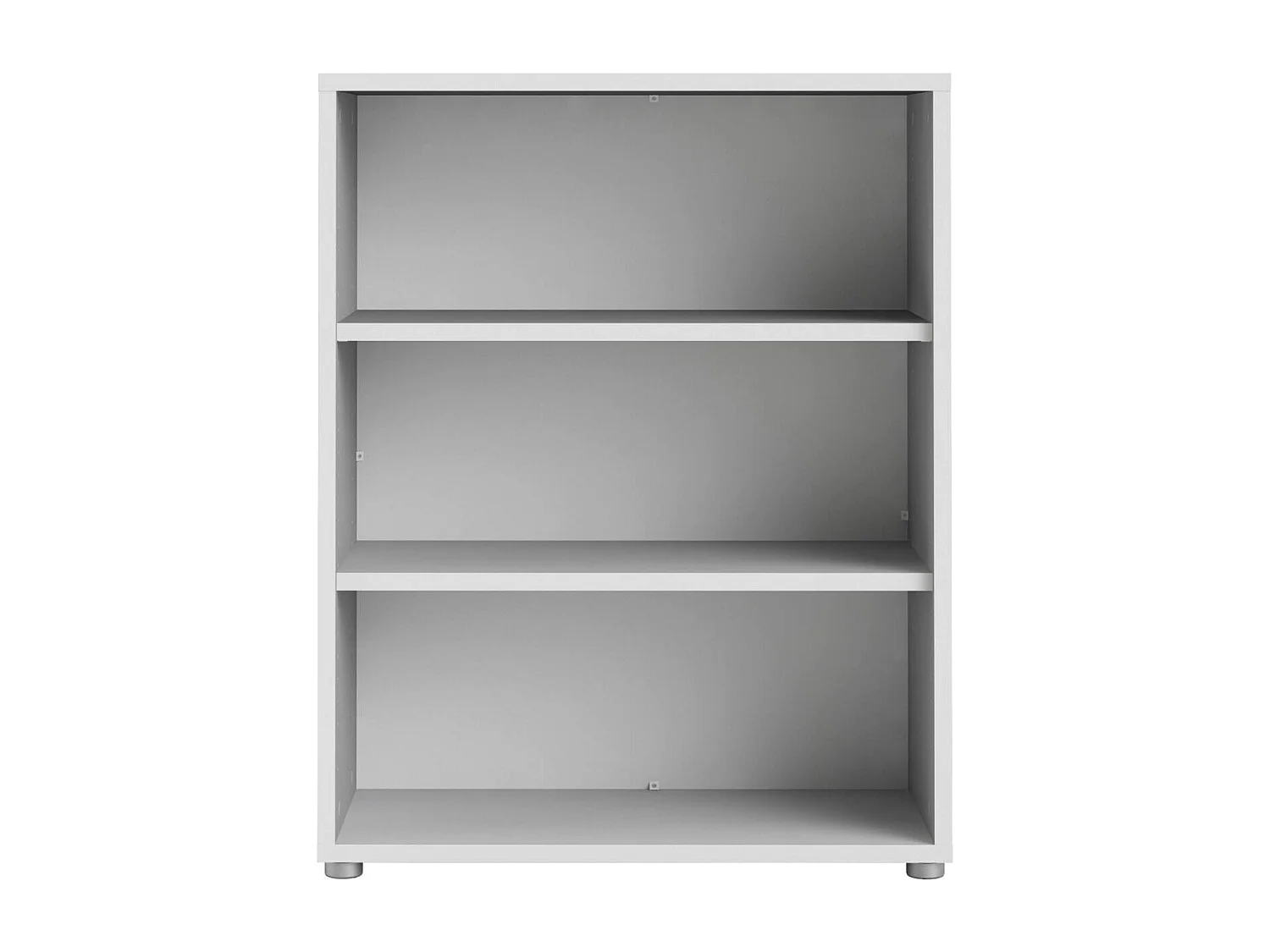 Bibliothèque Dterlizz, Etagère de bureau, Porte-livre mobile, Librairie, 89x40 h113 cm, Blanc