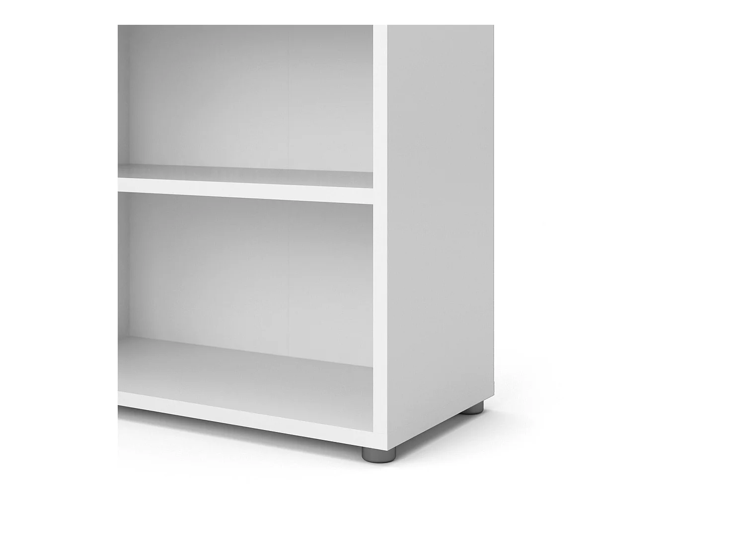 Dmora - Libreria Aziza, 89x40 h113 cm, Bianco