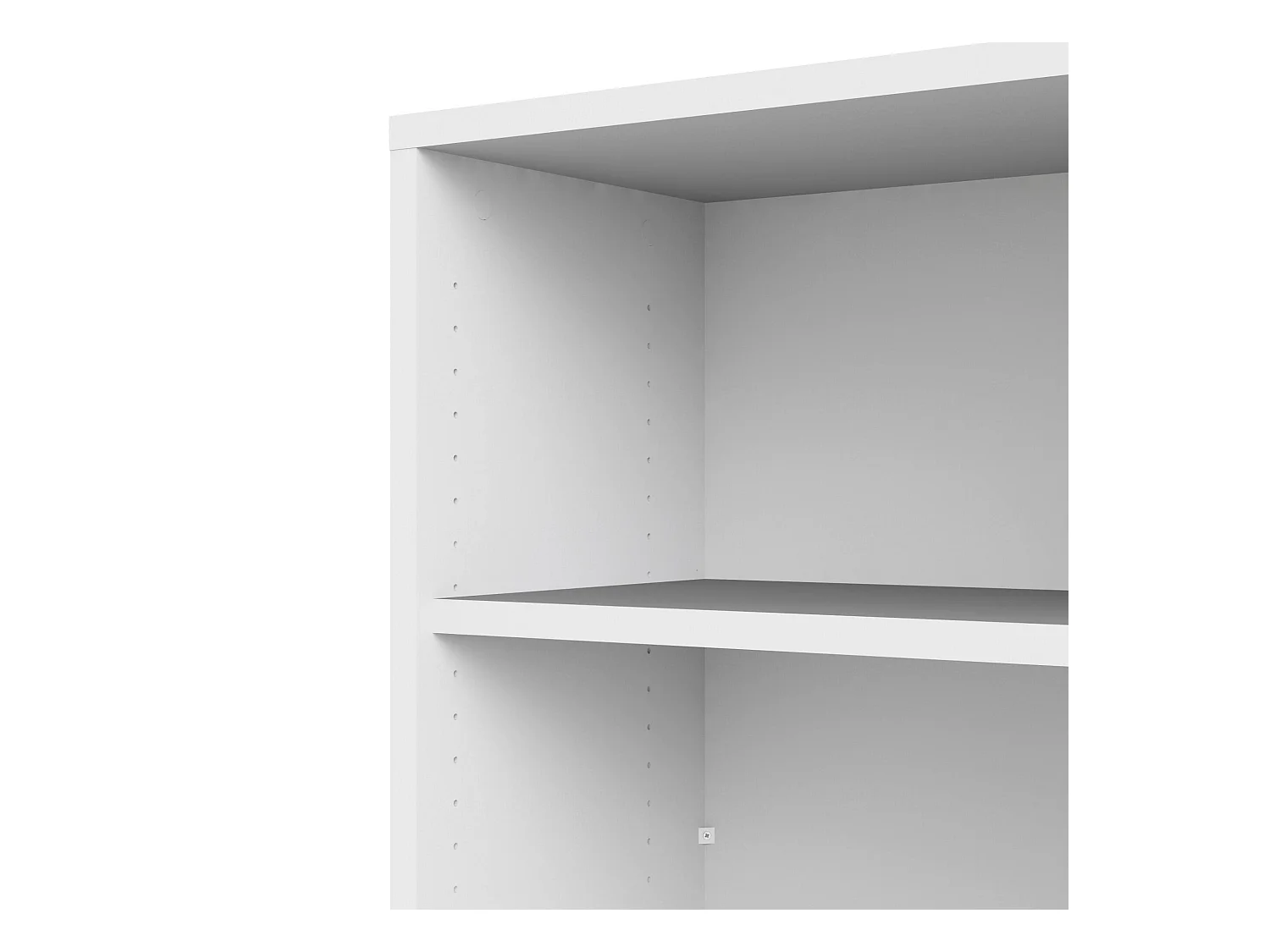 Dmora - Libreria Aziza, 89x40 h113 cm, Bianco