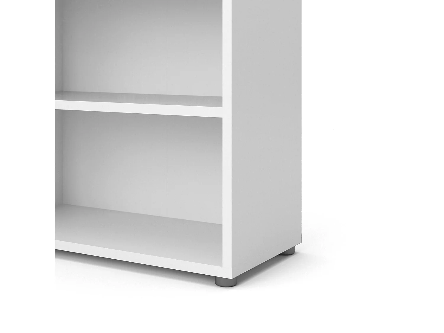 Estante para libros Dterlizz, Estante de oficina, Porta libros móvil, Biblioteca, 89x40 h113 cm, Blanco