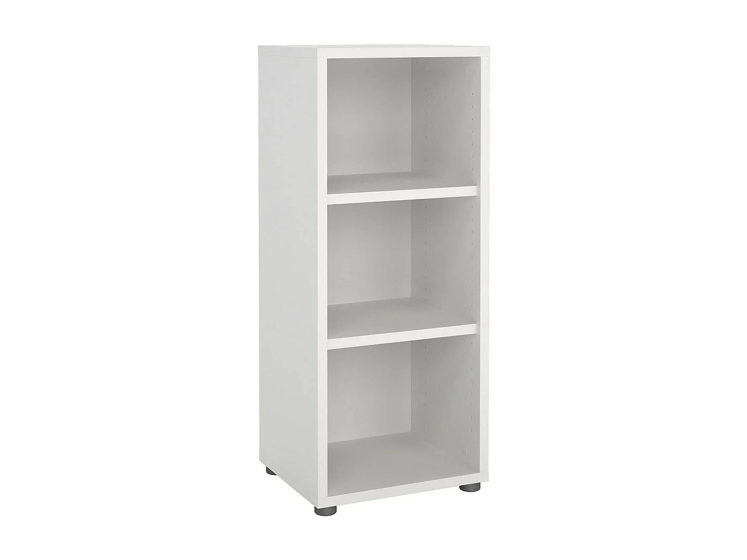 Dmora - Libreria Minsk, 47x40 h113 cm, Bianco