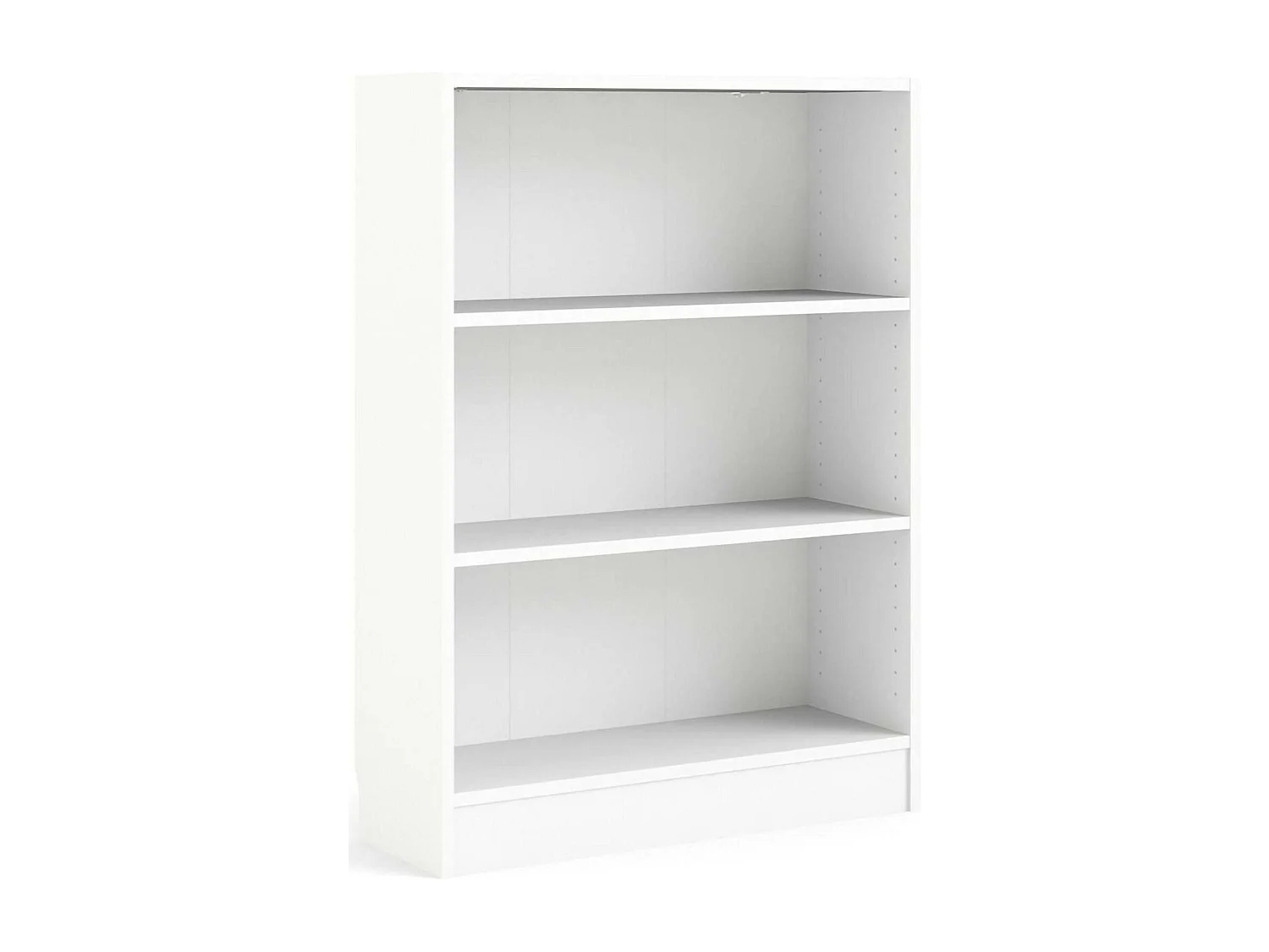 Droman boekenkast, Kantoorplank, Boekenkast, Bibliotheek, 79x27 h107 cm, Wit