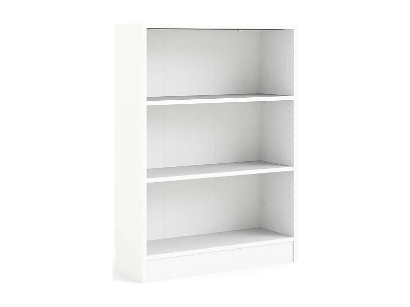 Droman boekenkast, Kantoorplank, Boekenkast, Bibliotheek, 79x27 h107 cm, Wit