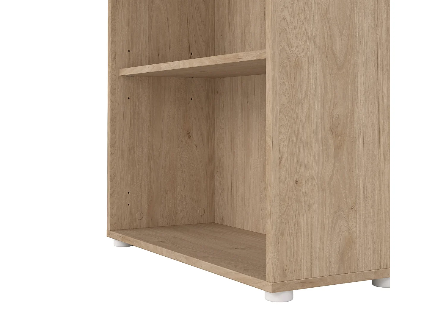 Estante Dsposit, Estante de escritório, Estante, Biblioteca, 80x34 h205 cm, Carvalho