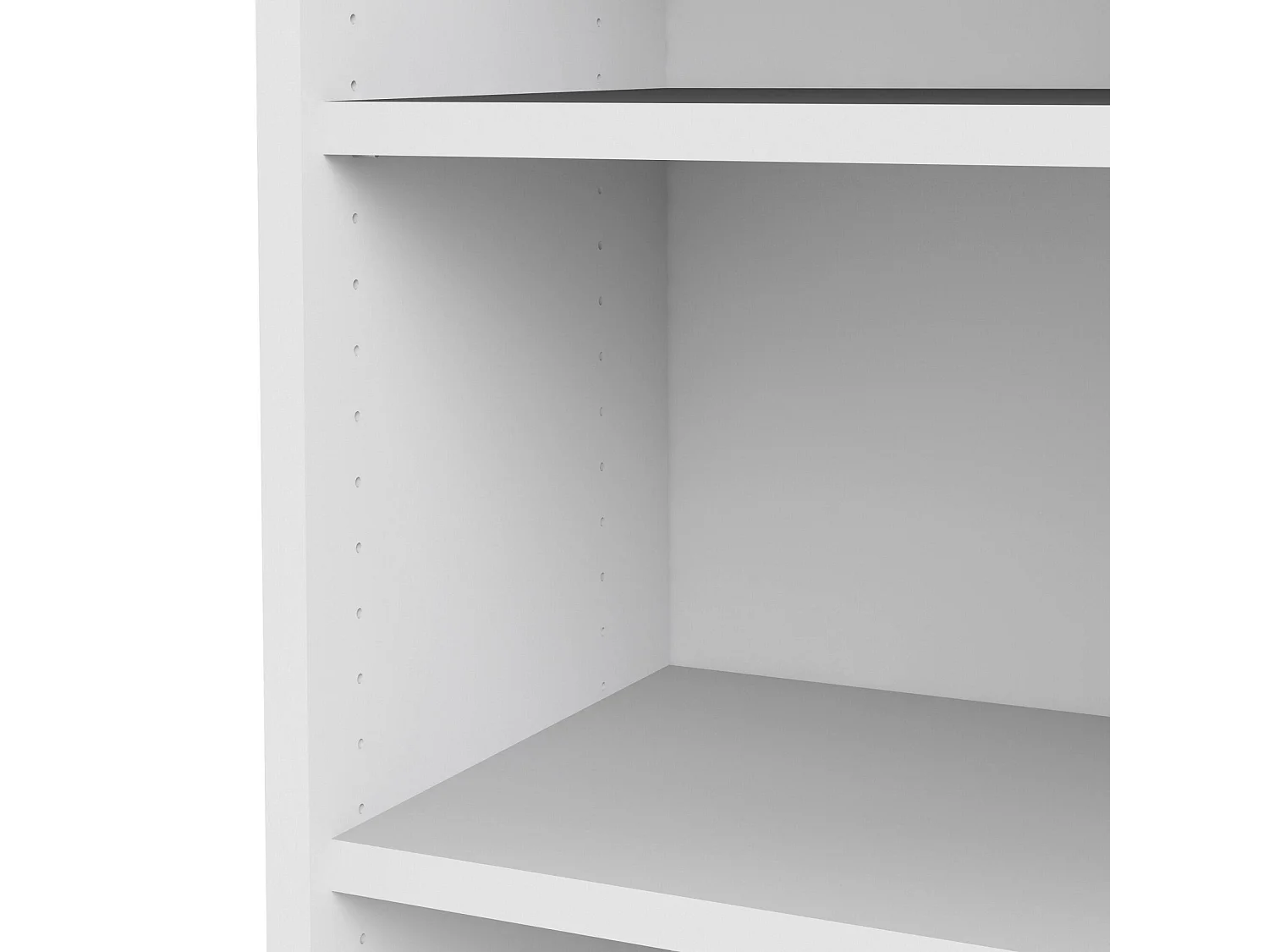 Bibliothèque Dtedold, Etagère de bureau, Porte-livre mobile, Librairie, 89x40 h186 cm, Blanc