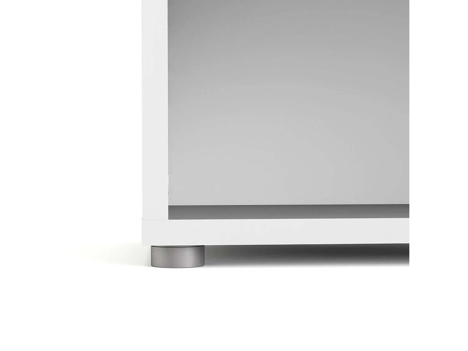 Bücherregal Dtedold, Büroregal, Mobiler Buchhalter, Bücherbrett, 89x40 h186 cm, WeiÃŸ