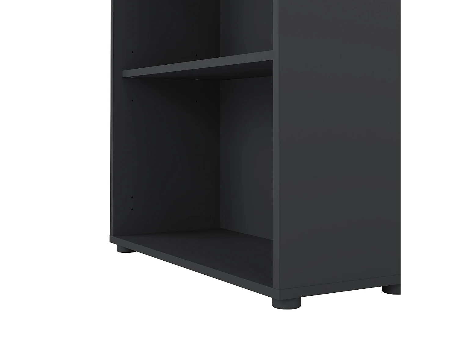 Dmora - Libreria Penh, 80x34 h205 cm, Grigio