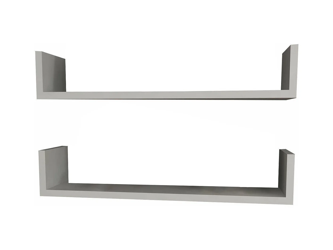 Dlupatell plank, Plank, Wandplank, Multifunctionele planken, 63x15 h15 cm, Wit