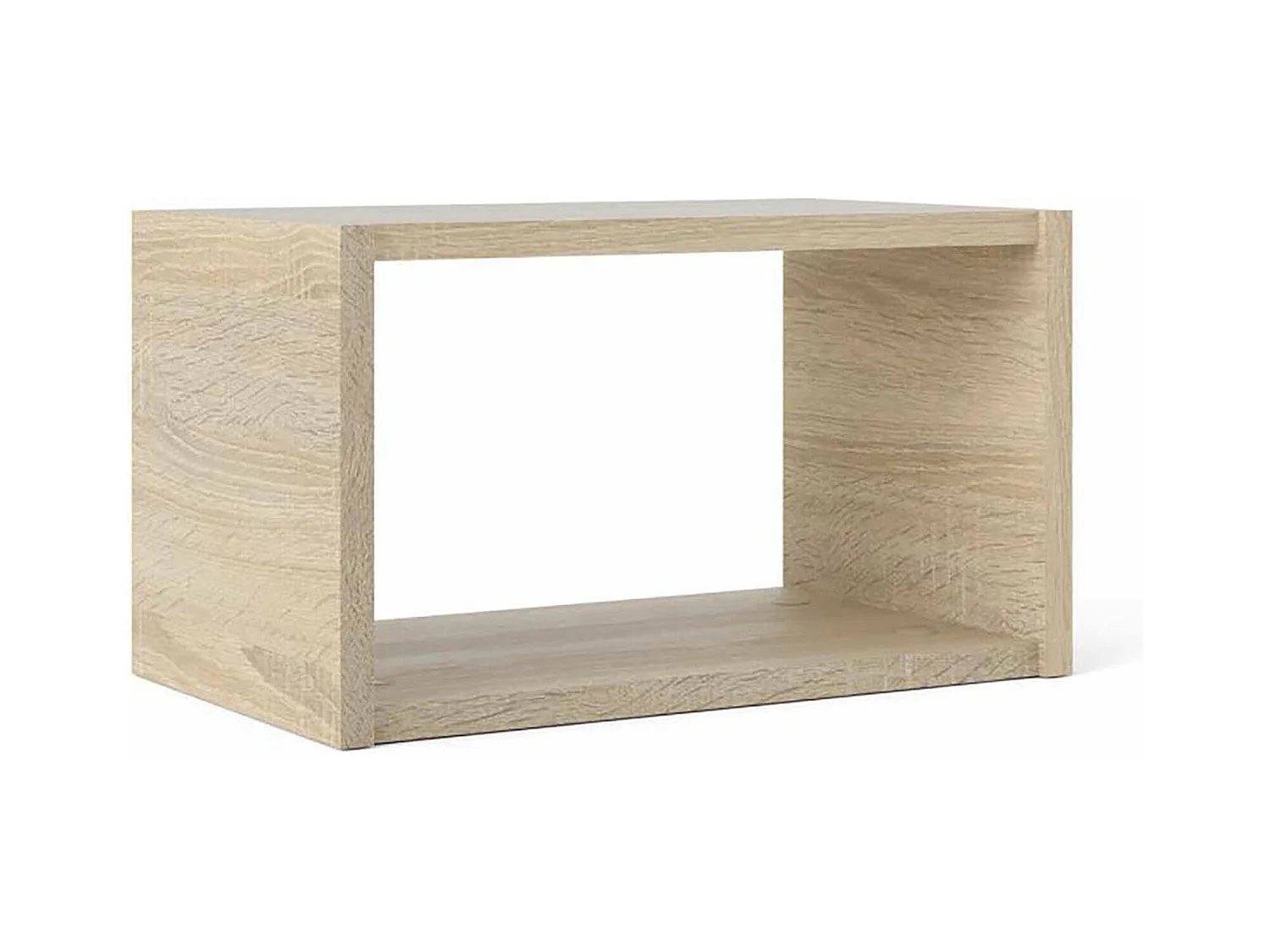 Étagère murale Dtess, Étagère, Tablette murale, Rayonnage polyvalent, 44x25 h26 cm, Chêne