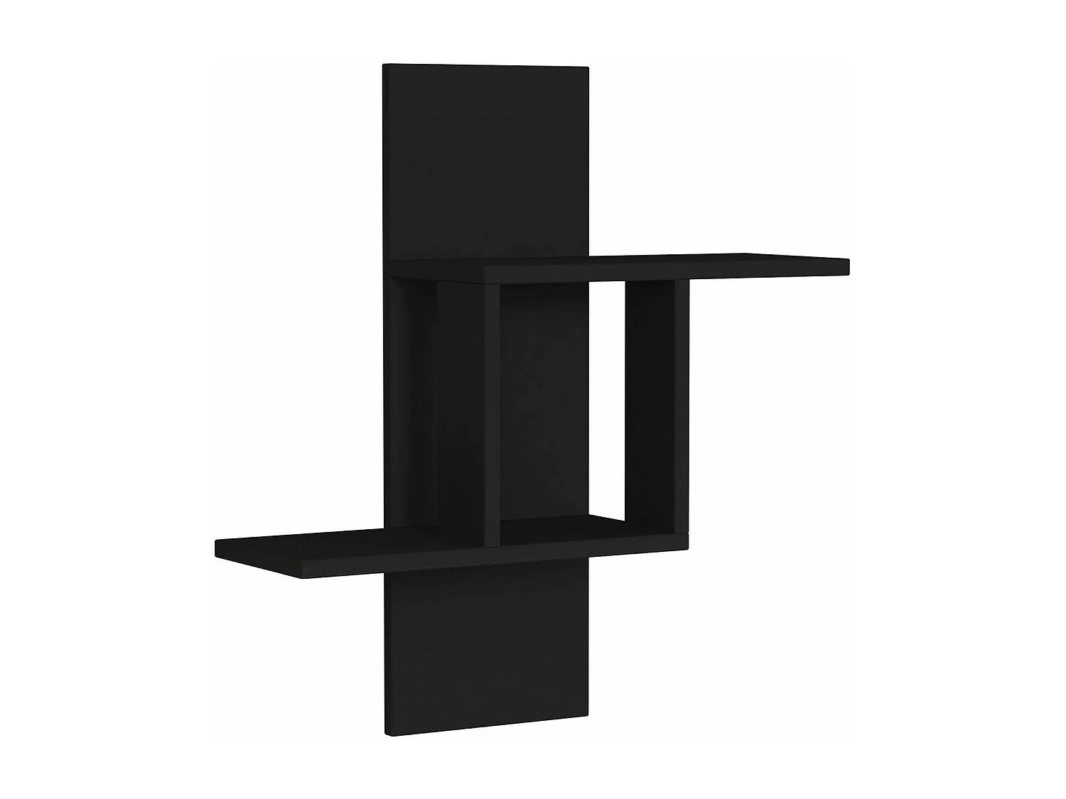 Étagère murale Dmareggin, Étagère, Tablette murale, Rayonnage polyvalent, 64x20 h70 cm, Anthracite