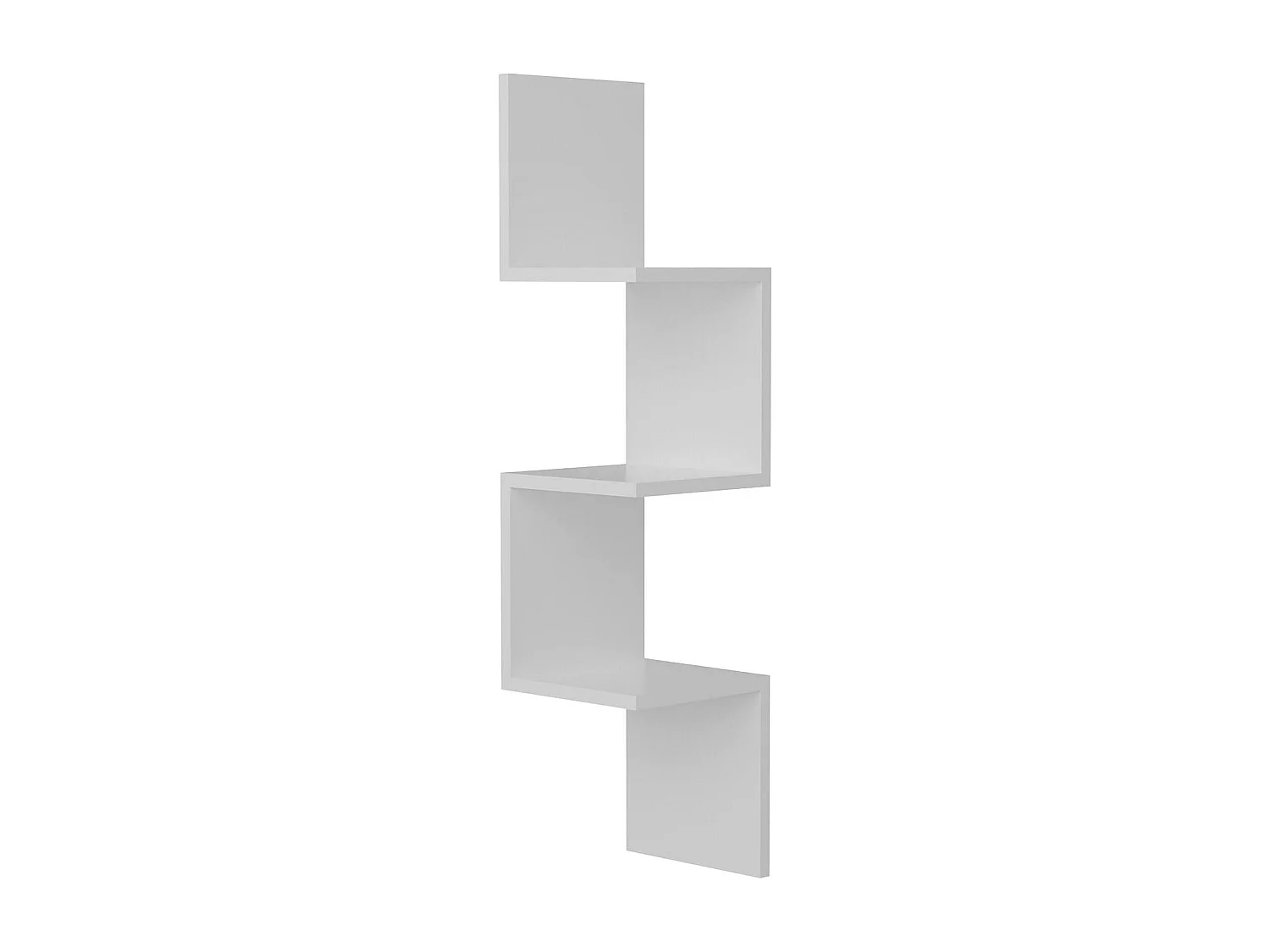 Dgiampaol plank, Plank, Wandplank, Multifunctionele planken, 25x25 h105 cm, Wit