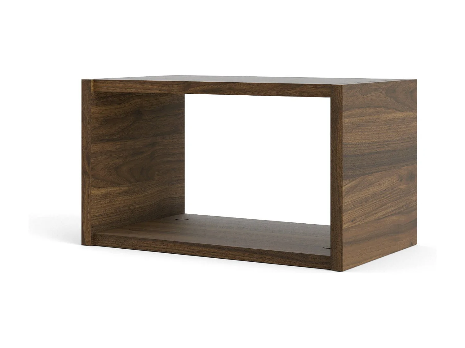 Étagère murale Dtess, Étagère, Tablette murale, Rayonnage polyvalent, 44x25 h26 cm, Noyer