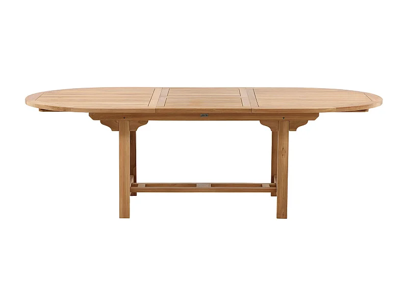 Kenya eettafel tuin incl. extra blad 180, 240 cm natuur.