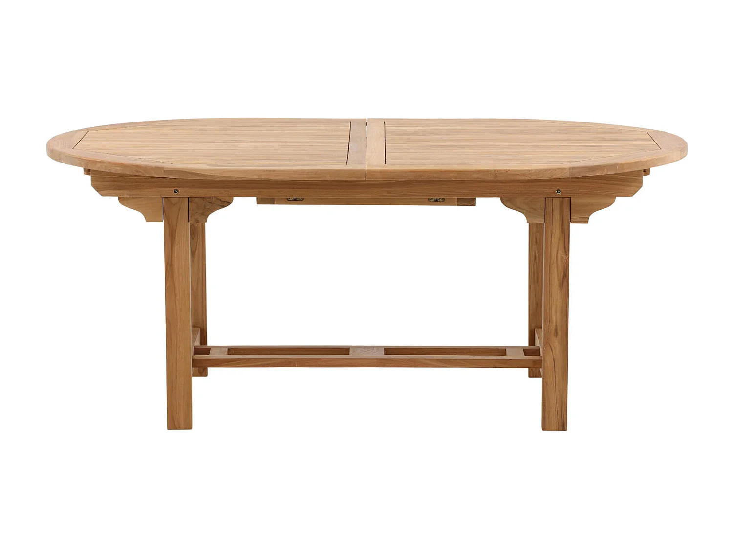 Kenya eettafel tuin incl. extra blad 180, 240 cm natuur.