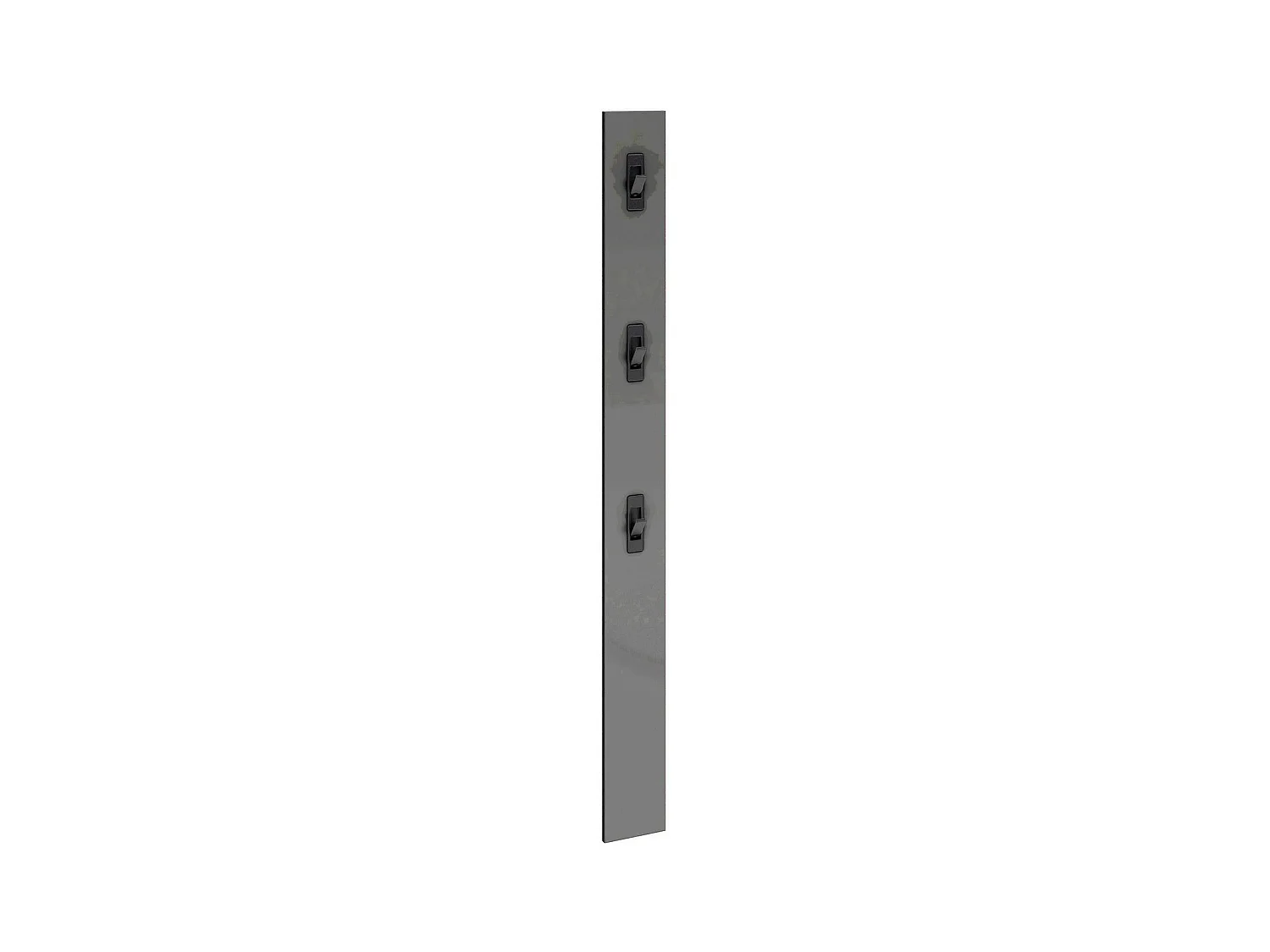 Dmora - Appendiabiti Ascrea, 15x2h170 cm, Grigio e Antracite