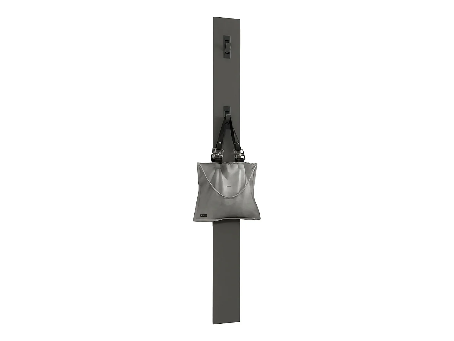 Appendiabiti Ascrea, 3 Ganci Made in Italy, Grigio