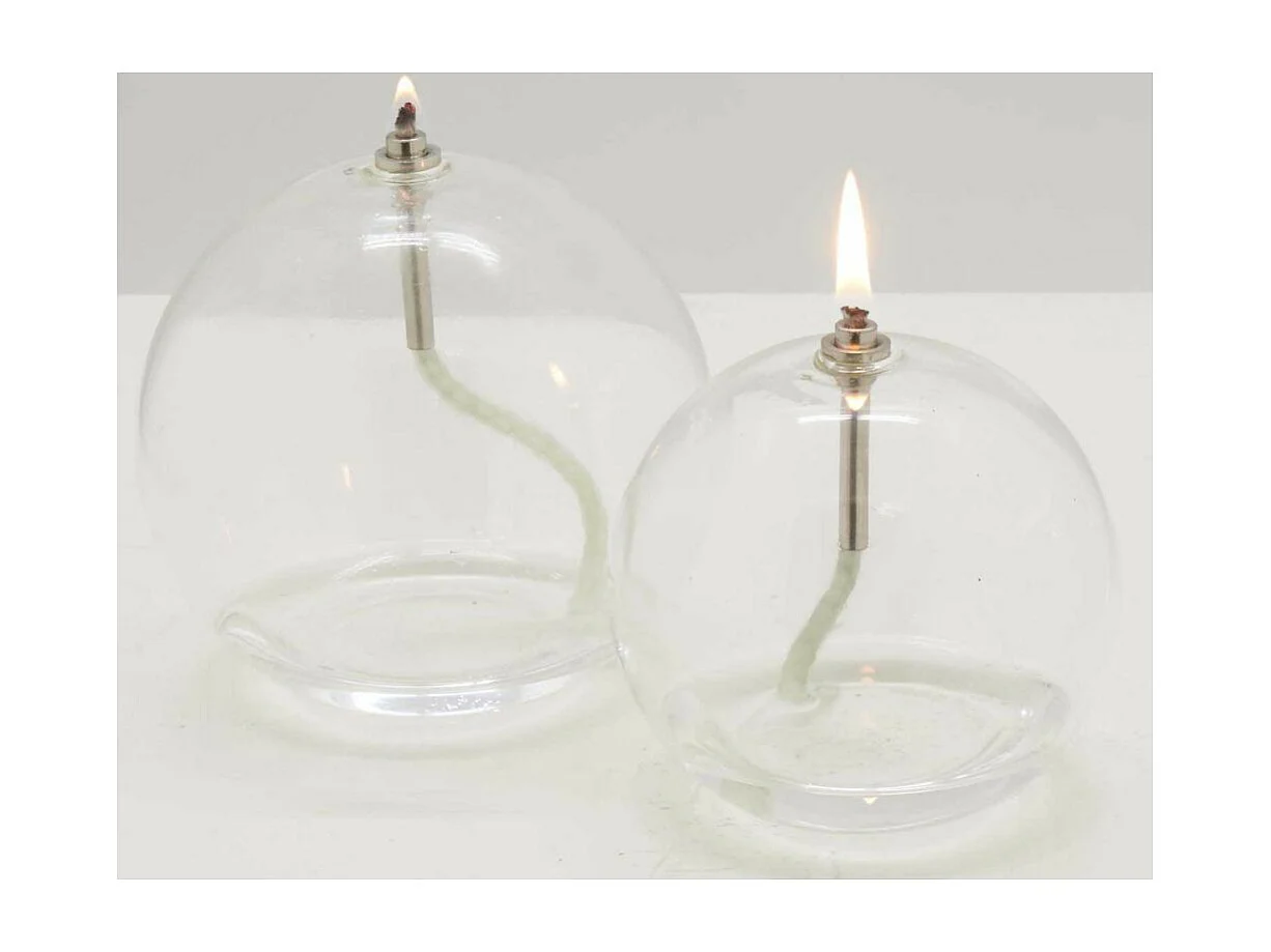 Lampe à huile en verre Sphere 11 x 12 cm