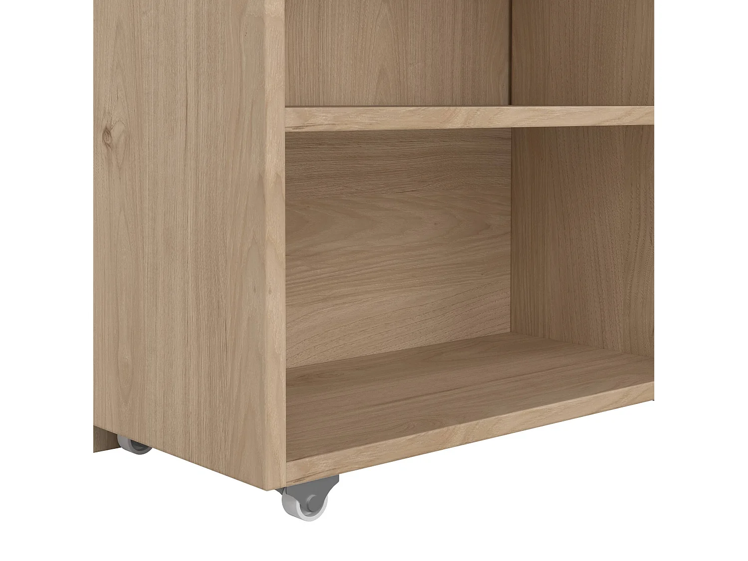 Dmora - Comodino Shary, 165x26 h80 cm, Rovere