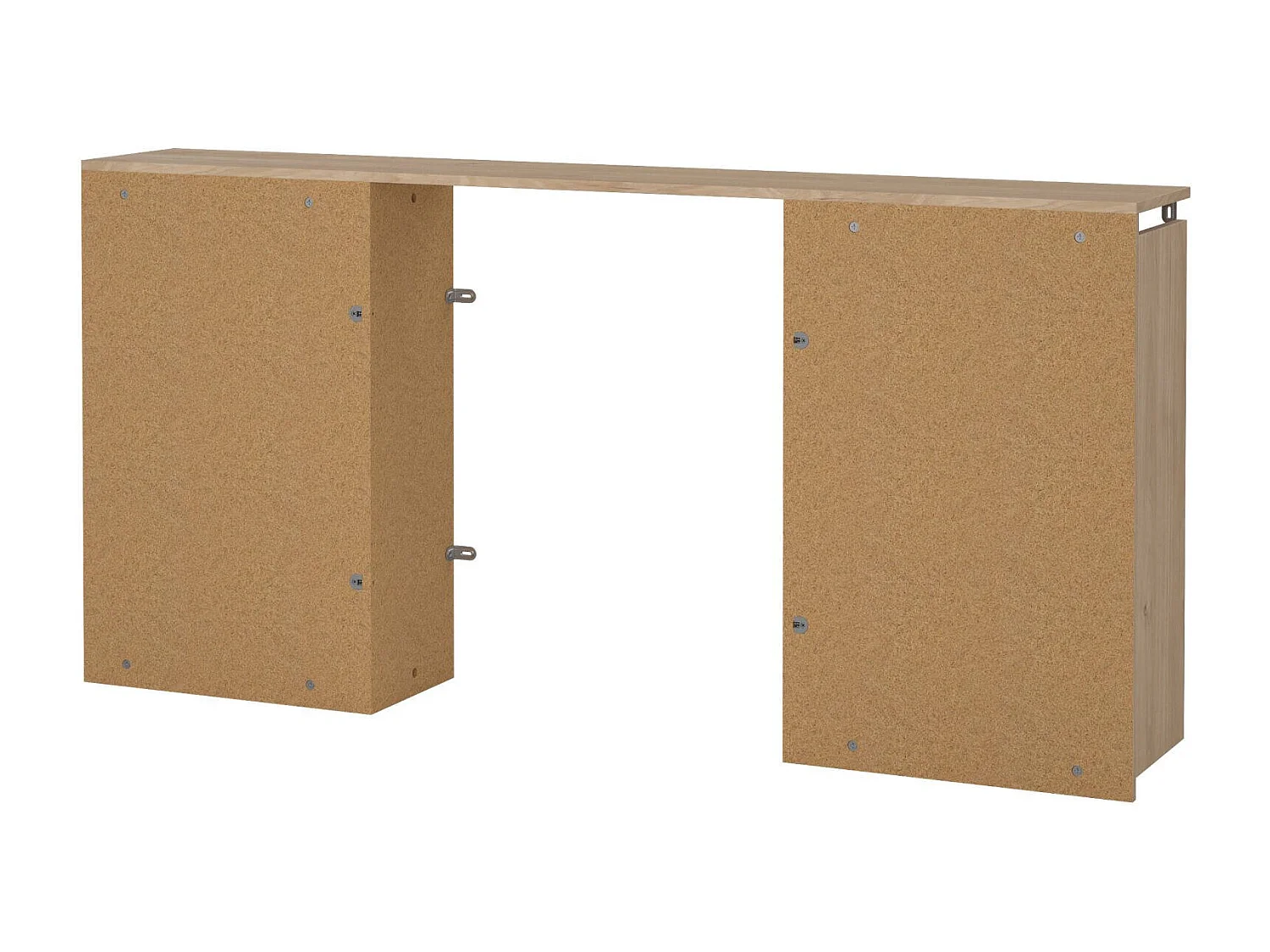 Drubb nachtkastje, Lage ladekast, Nachtkastje, Bedplank, 165x26 h80 cm, Eiken