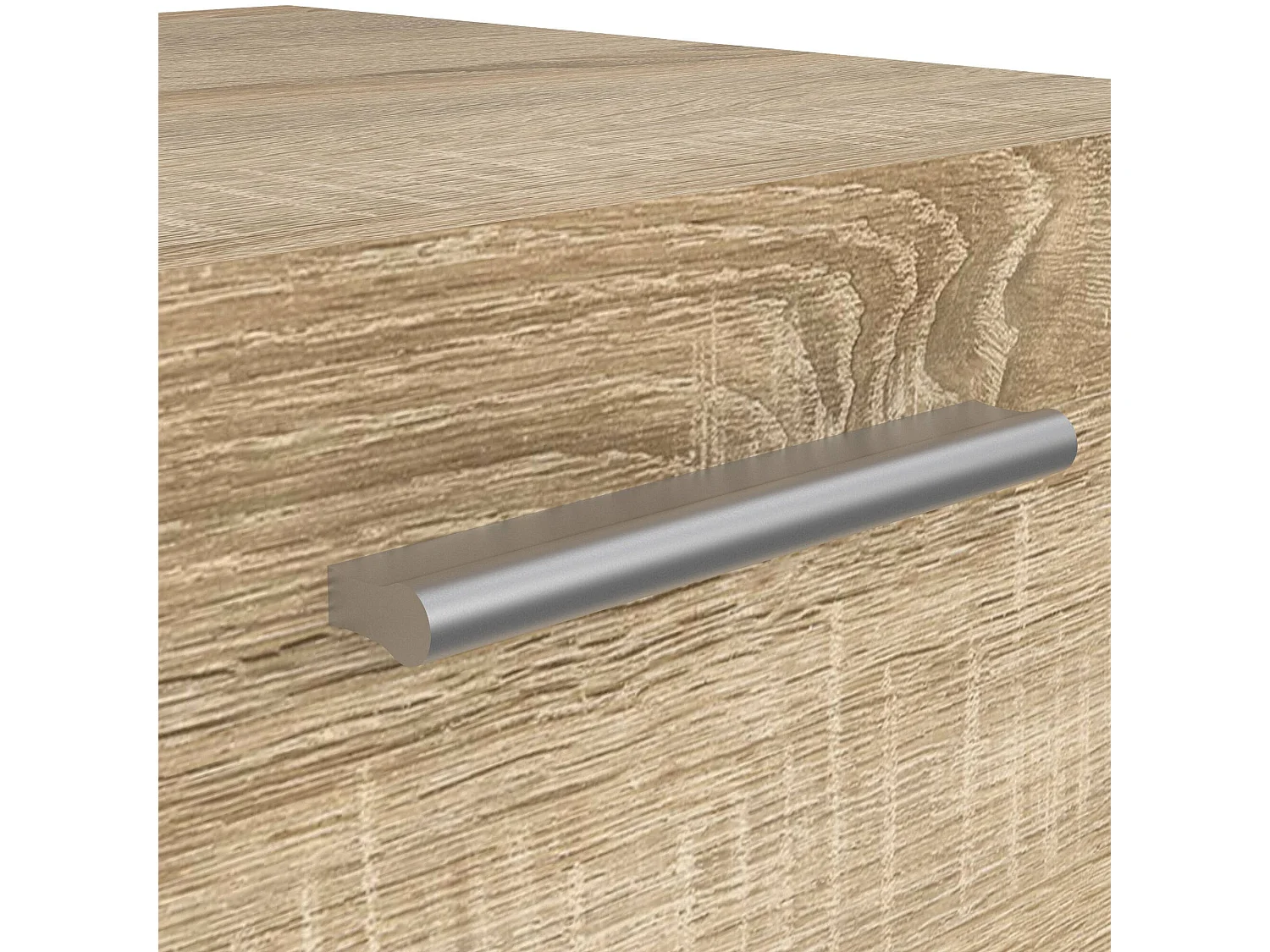 Chevet Drossett, Commode basse, Table de nuit, Étagère de chevet, 40x40 h42 cm, Chêne