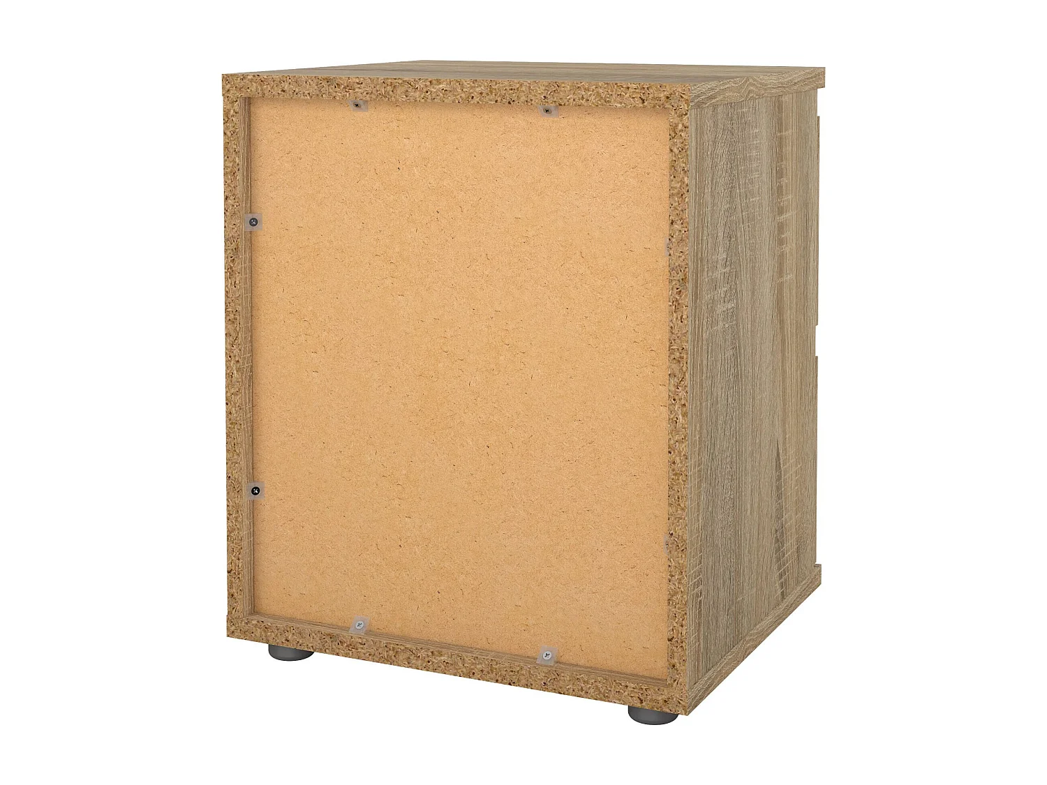 Drugan nachtkastje, Lage ladekast, Nachtkastje, Bedplank, 40x34 h48 cm, Eiken