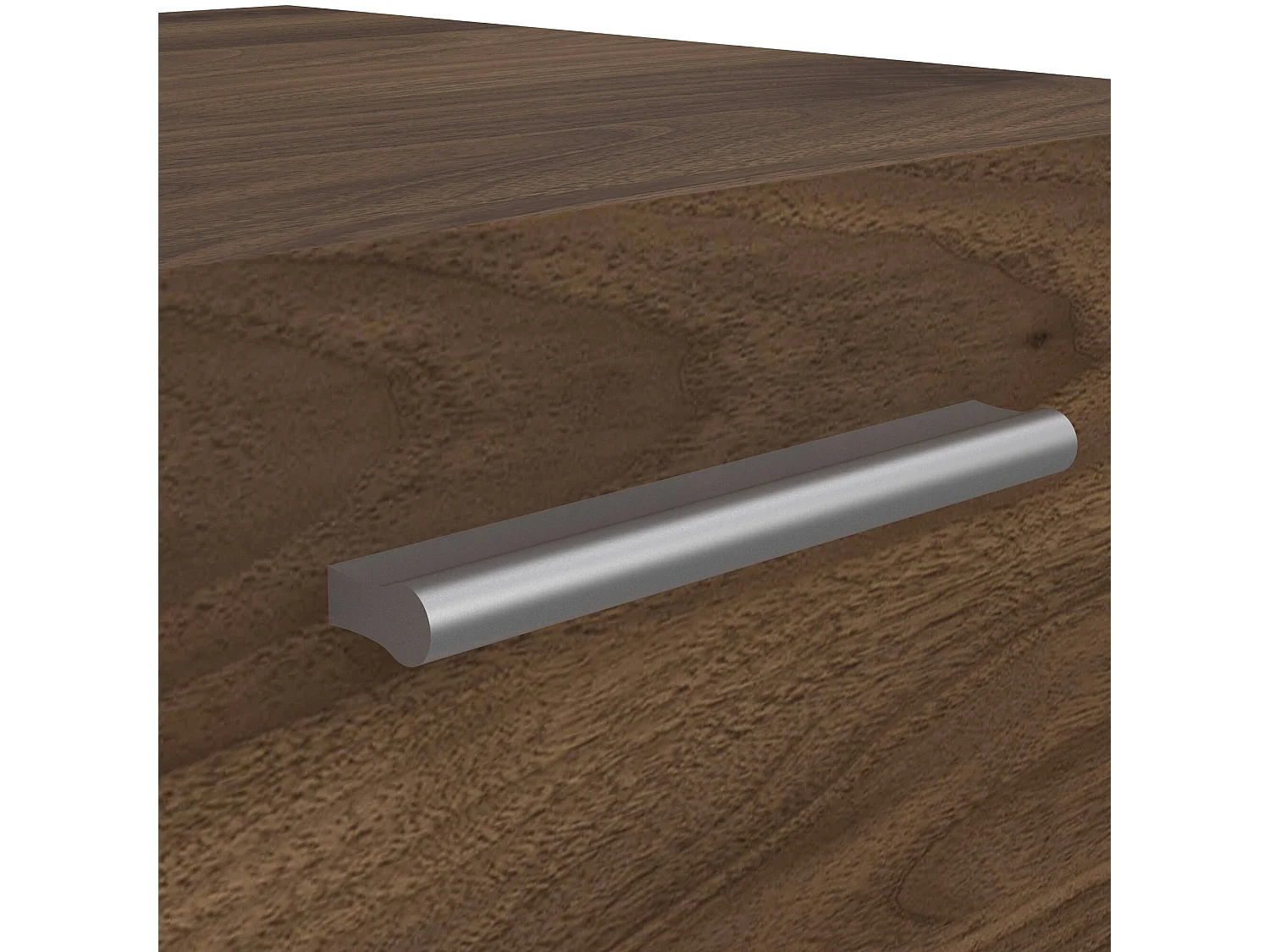 Nachttisch Drossett, Niedrige Kommode, Tisch, Multifunktionaler Nachttisch, 40x40 h42 cm, Nussbaum