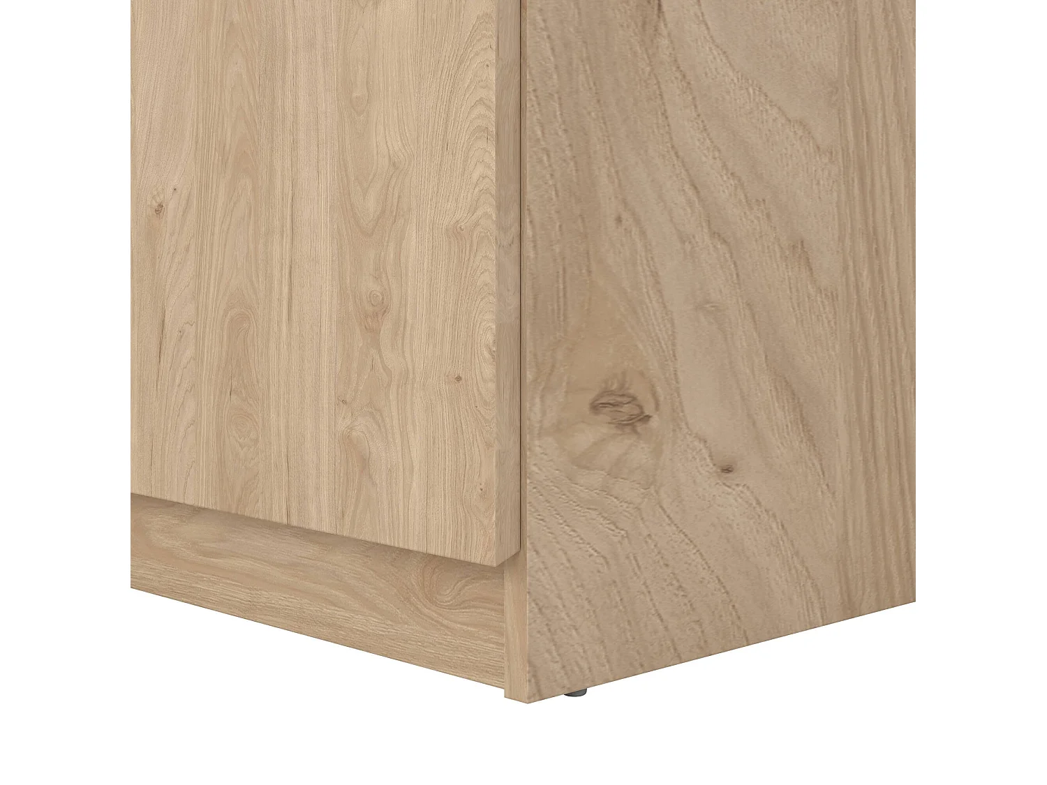 Mesa de cabeceira Françoise, Cómoda baixa, Mesa de cabeceira, Prateleira de cama, 40x40 h70 cm, Carvalho