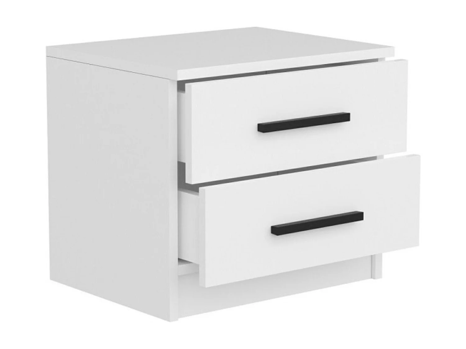 Dmora - Comodino Iune, 50x47 h40 cm, Noce