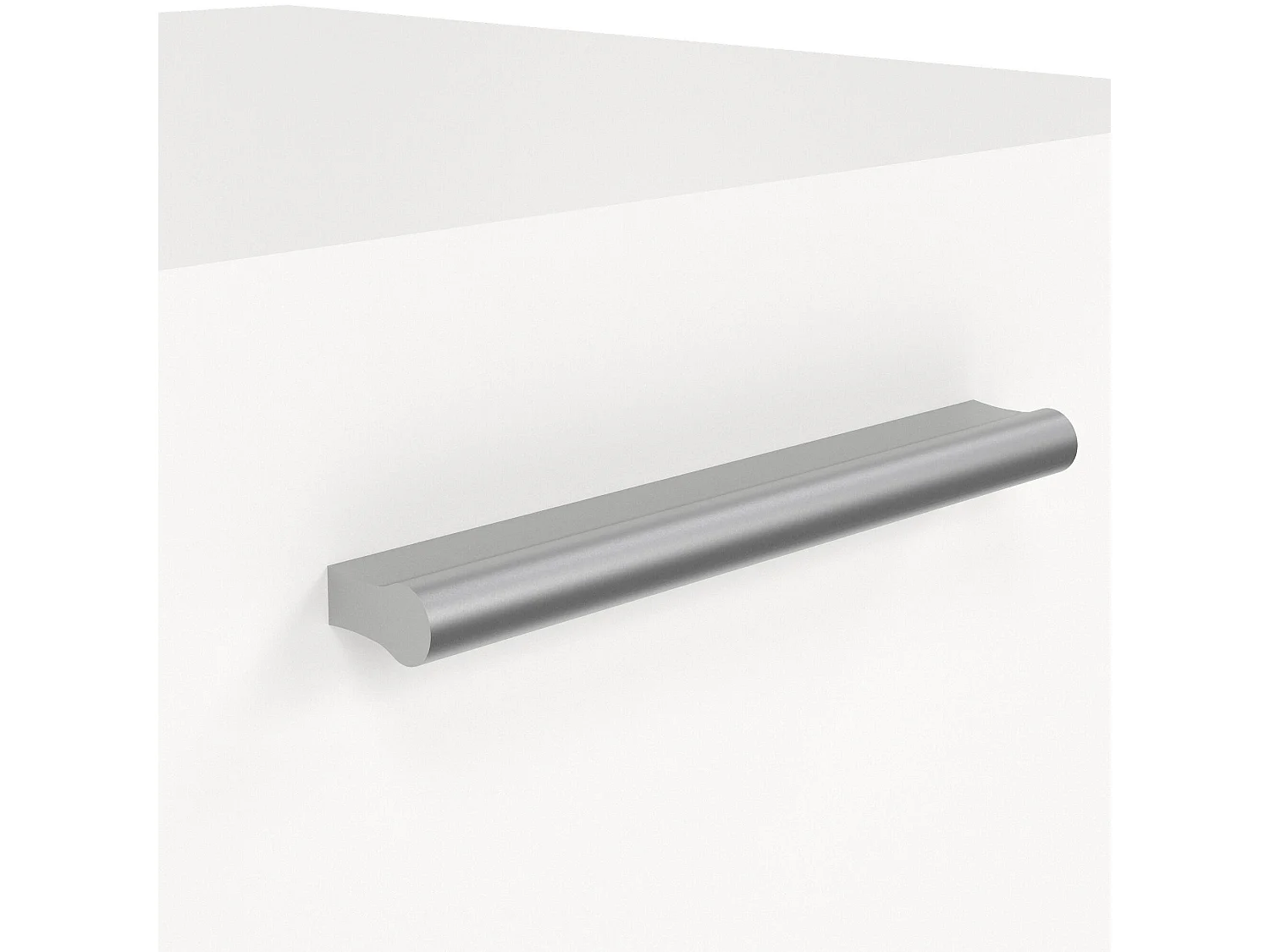 Mesa de cabeceira Drossett, Cómoda baixa, Mesa de cabeceira, Prateleira de cama, 40x40 h42 cm, Branco