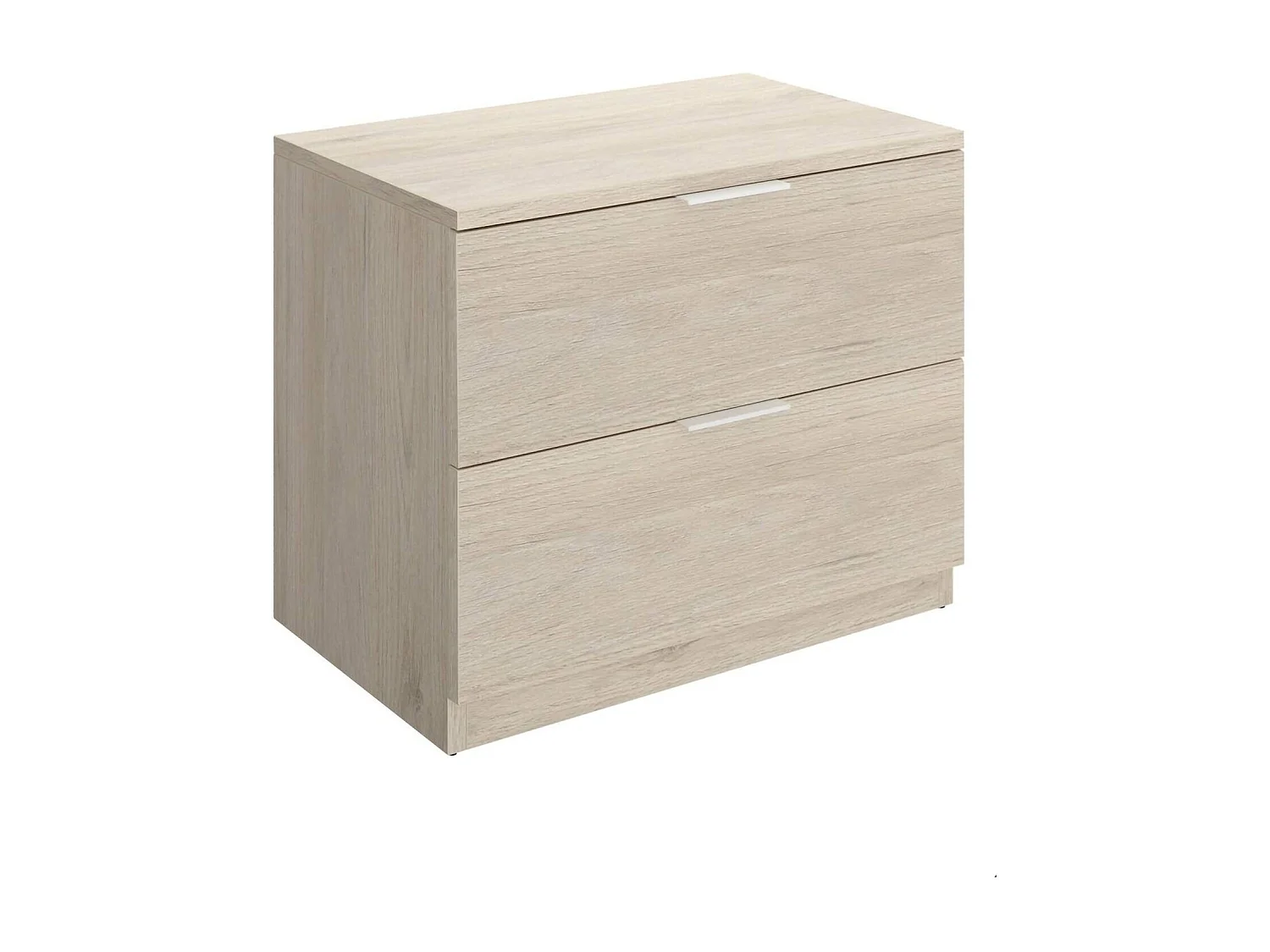 Daber nachtkastje, Lage ladekast, Nachtkastje, Bedplank, 50x34 h46 cm, Eiken