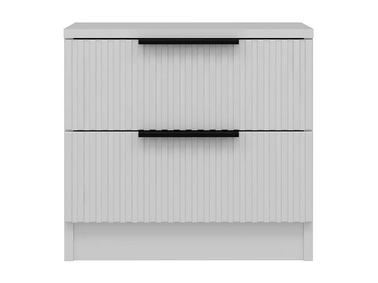 Dfran nachtkastje, Lage ladekast, Nachtkastje, Bedplank, 50x40 h47 cm, Wit